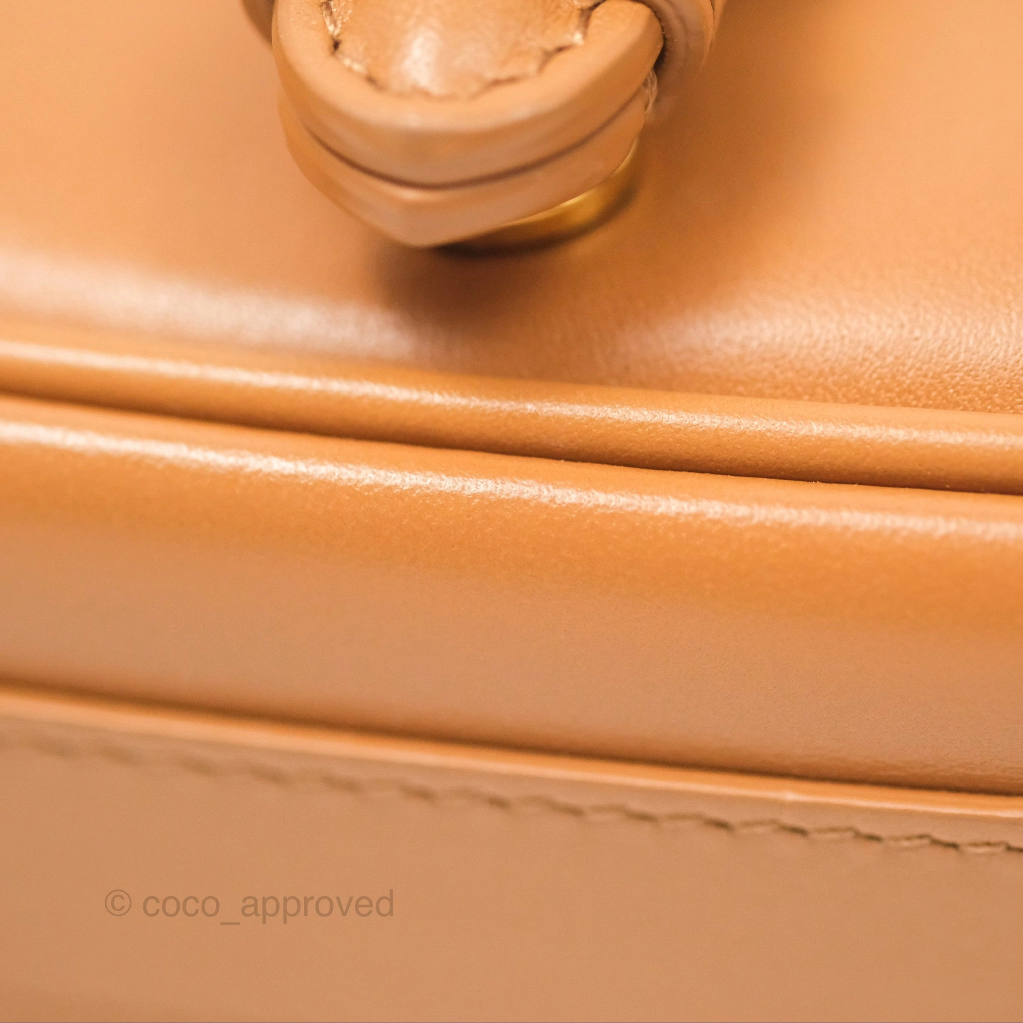 Christian Dior Bobby East-West Bag Calfskin Camel