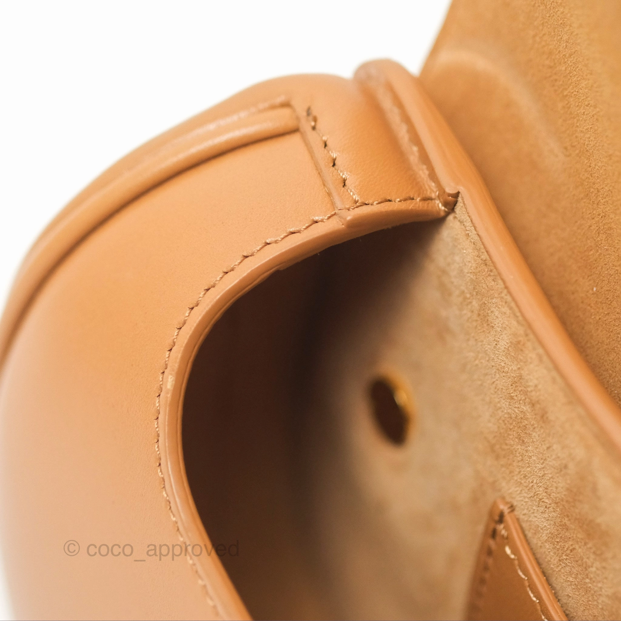 Christian Dior Bobby East-West Bag Calfskin Camel