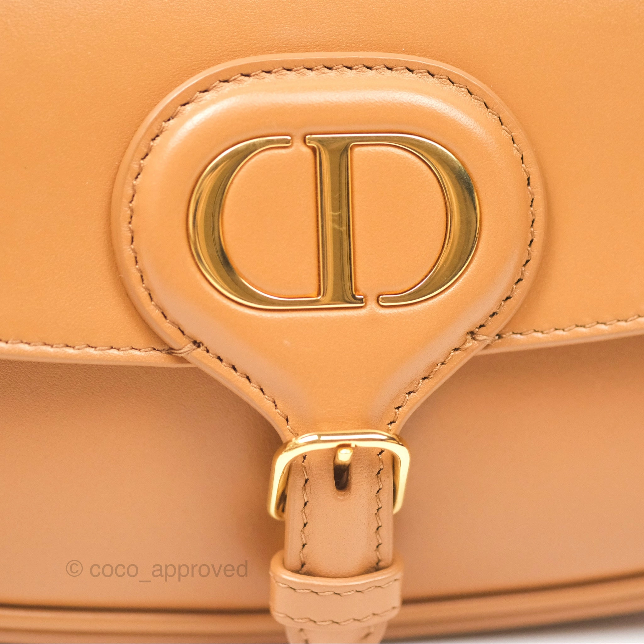 Christian Dior Bobby East-West Bag Calfskin Camel