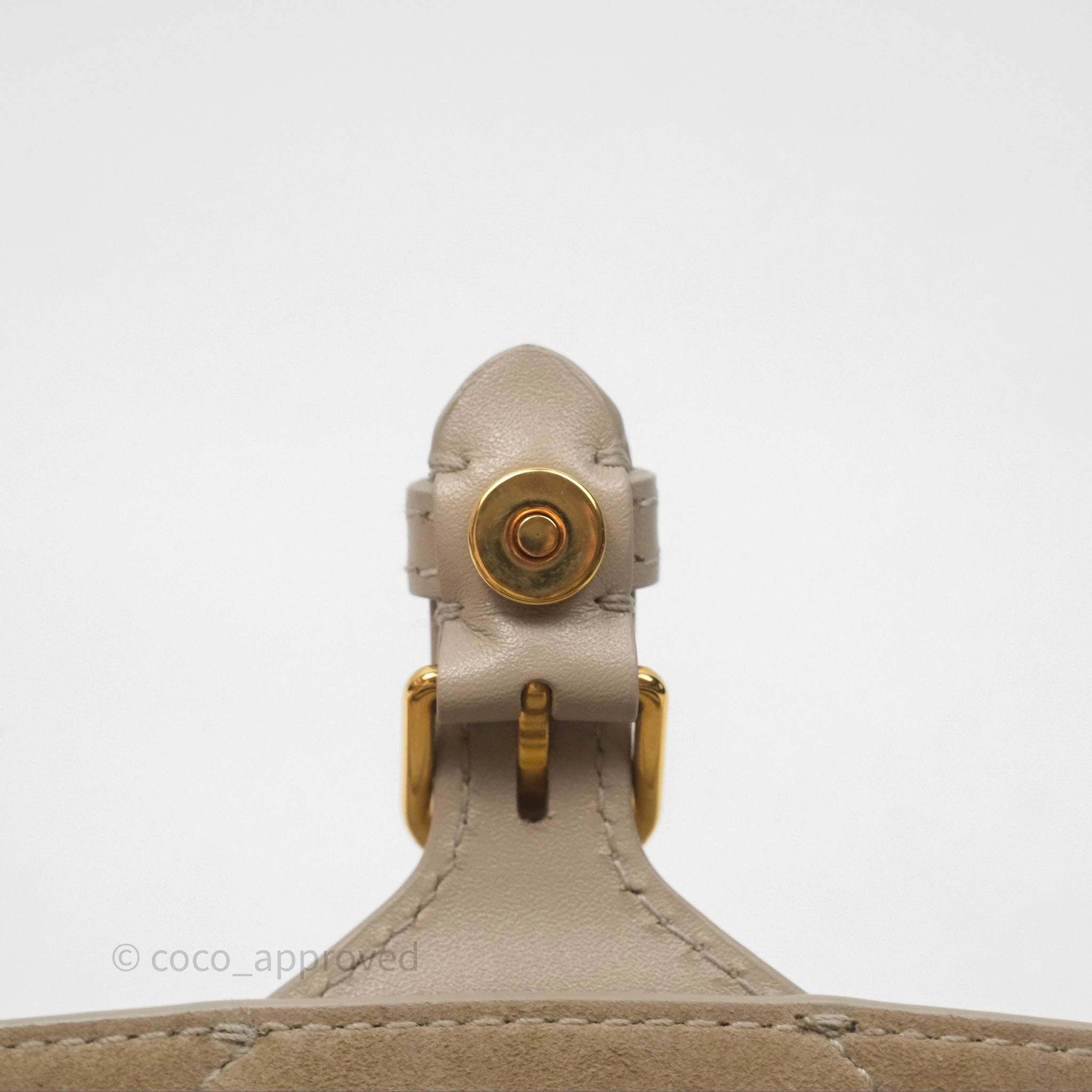 Christian Dior Bobby East-West Bag Calfskin Sand-Colored