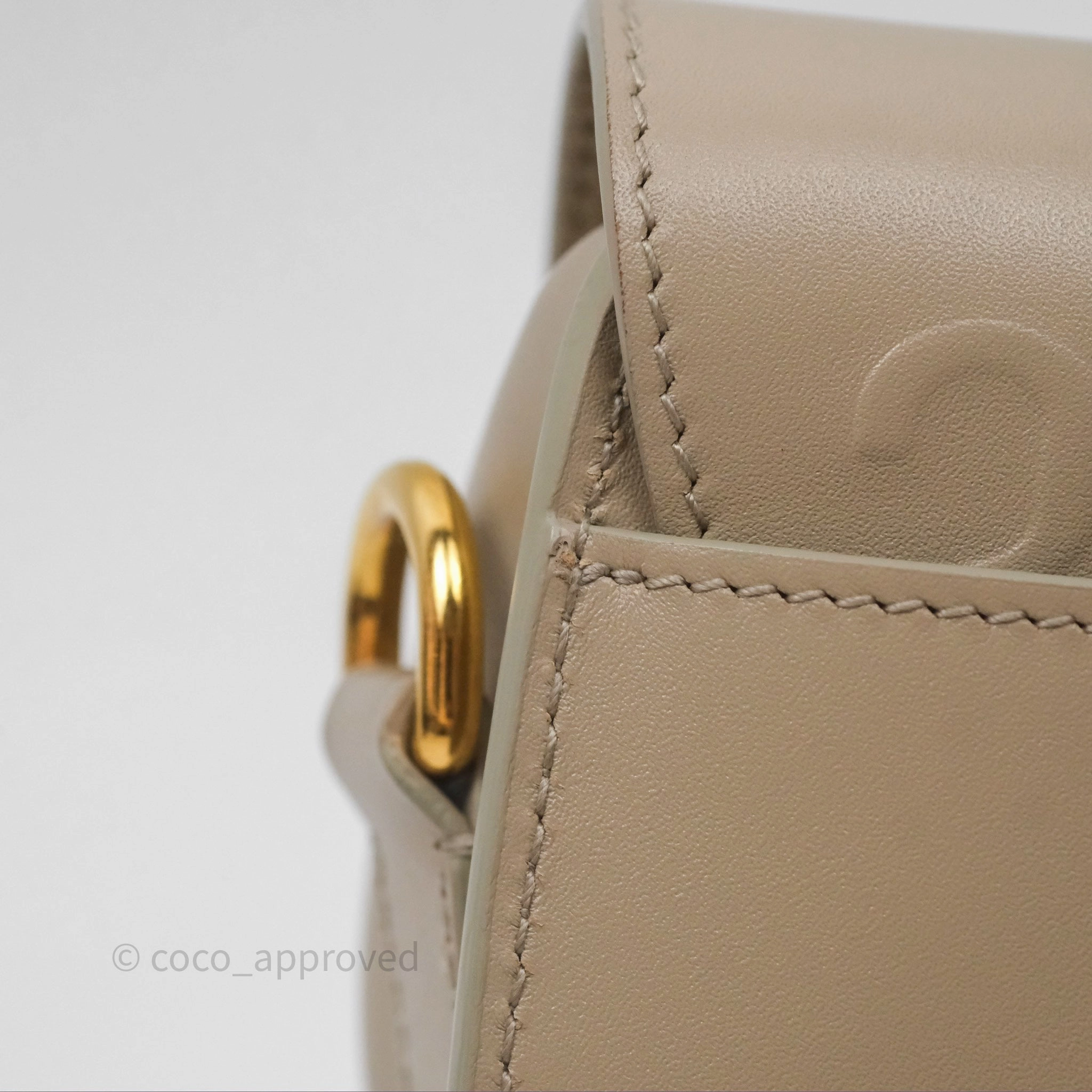 Christian Dior Bobby East-West Bag Calfskin Sand-Colored
