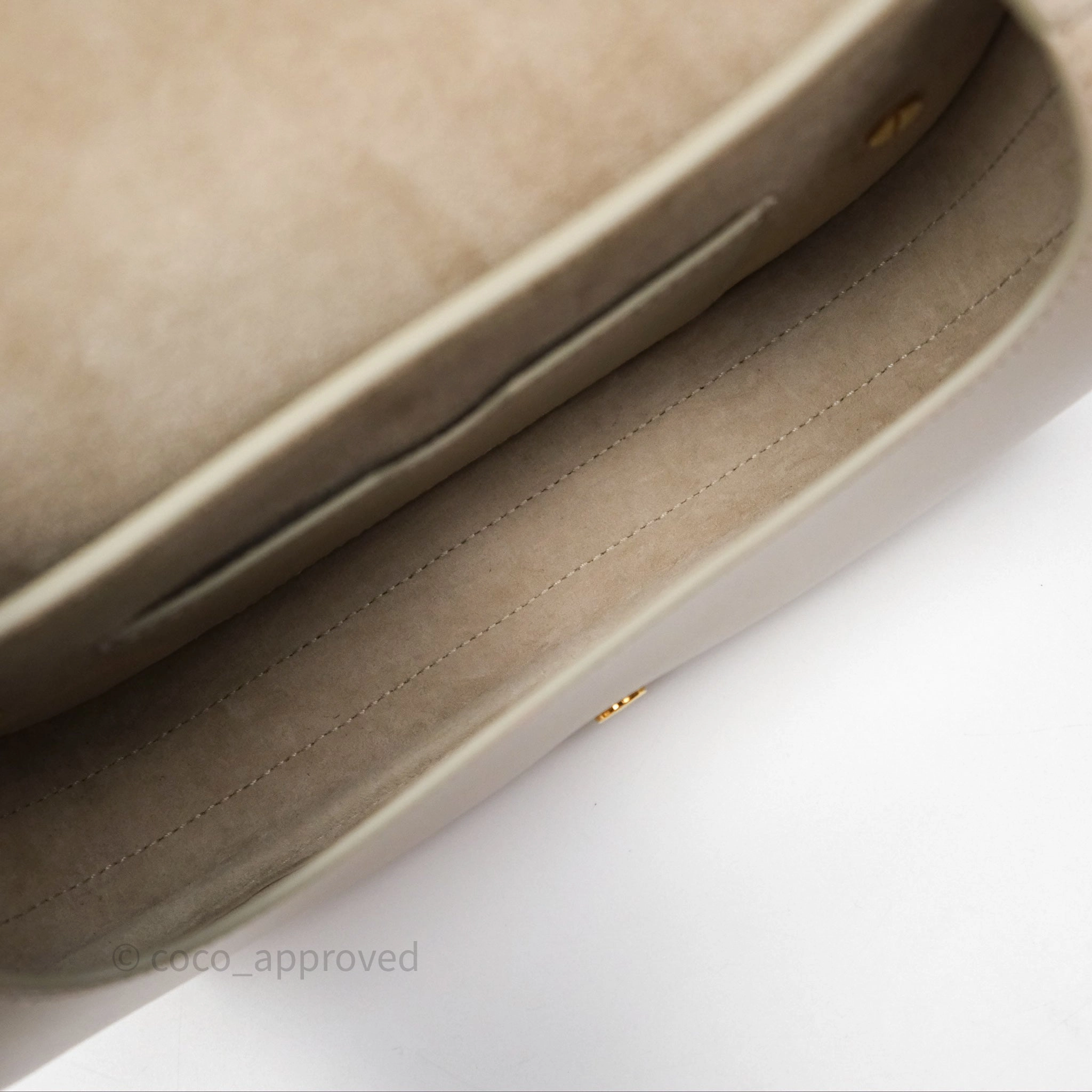 Christian Dior Bobby East-West Bag Calfskin Sand-Colored