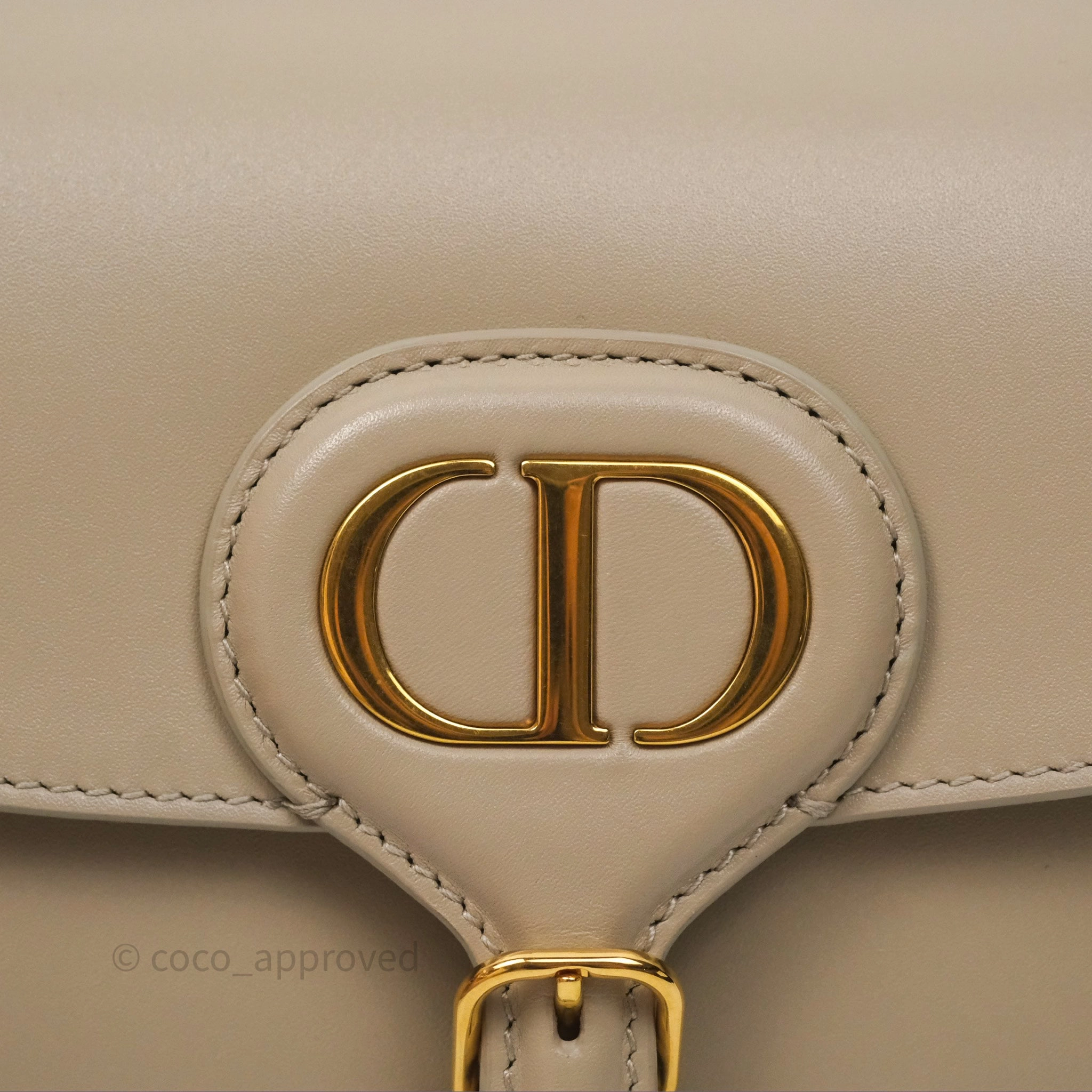 Christian Dior Bobby East-West Bag Calfskin Sand-Colored