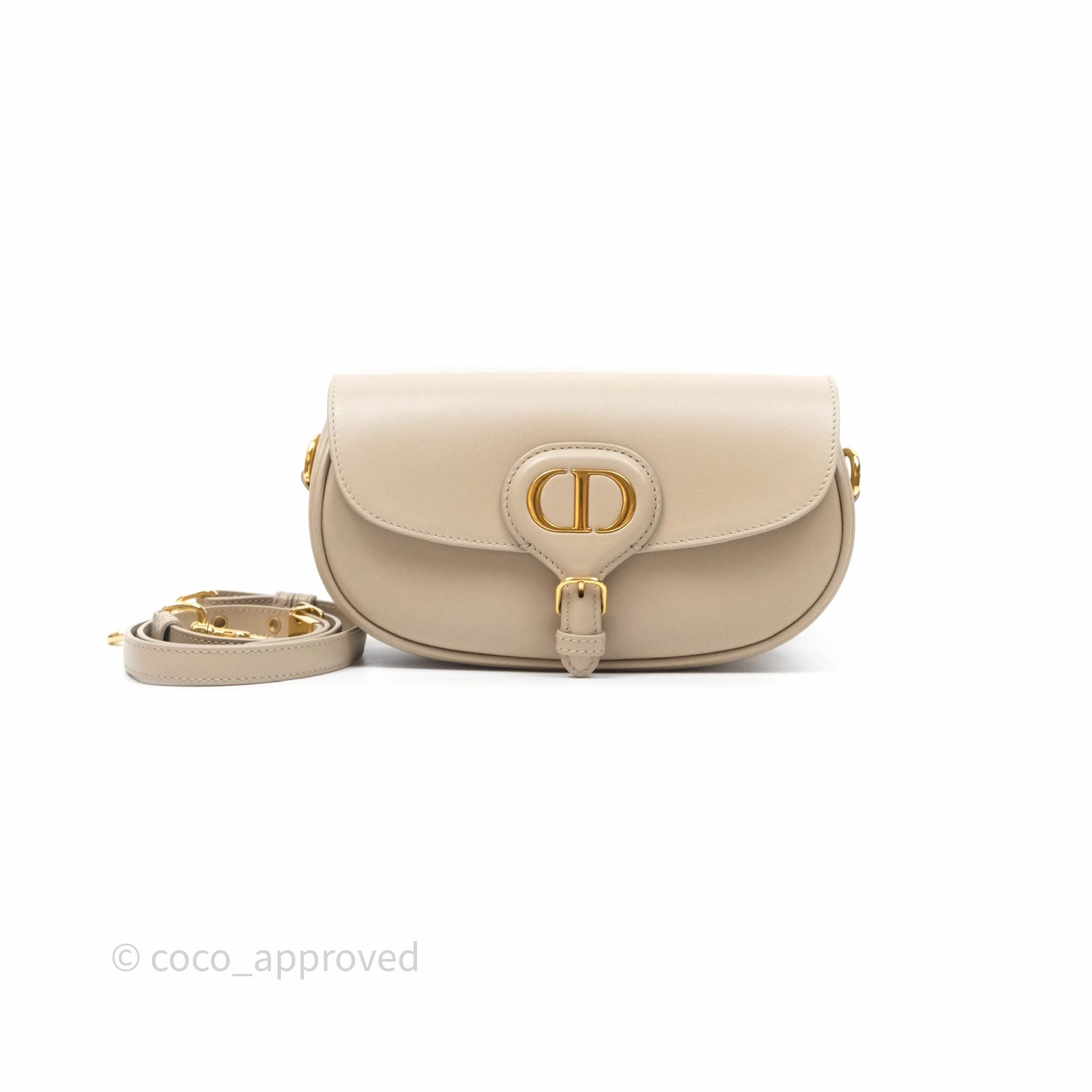 Christian Dior Bobby East-West Bag Calfskin Sand-Colored