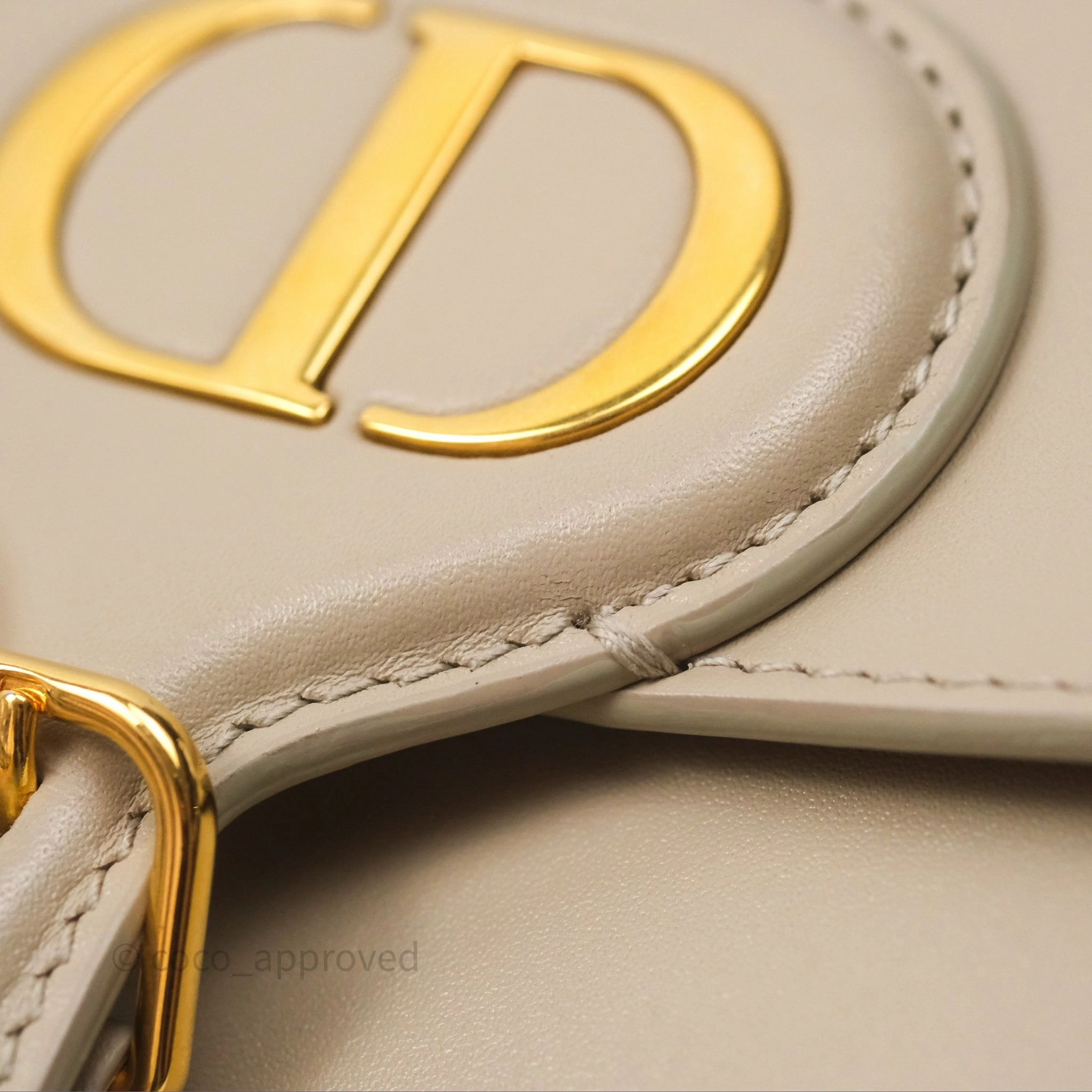 Christian Dior Bobby East-West Bag Calfskin Sand-Colored