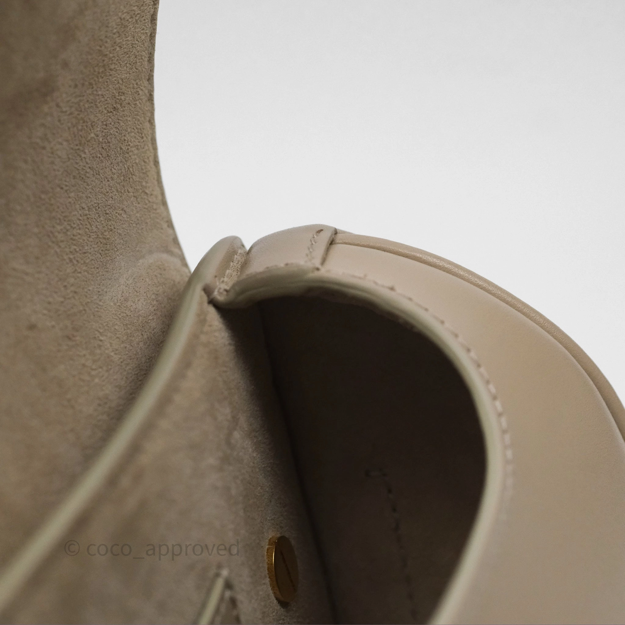 Christian Dior Bobby East-West Bag Calfskin Sand-Colored
