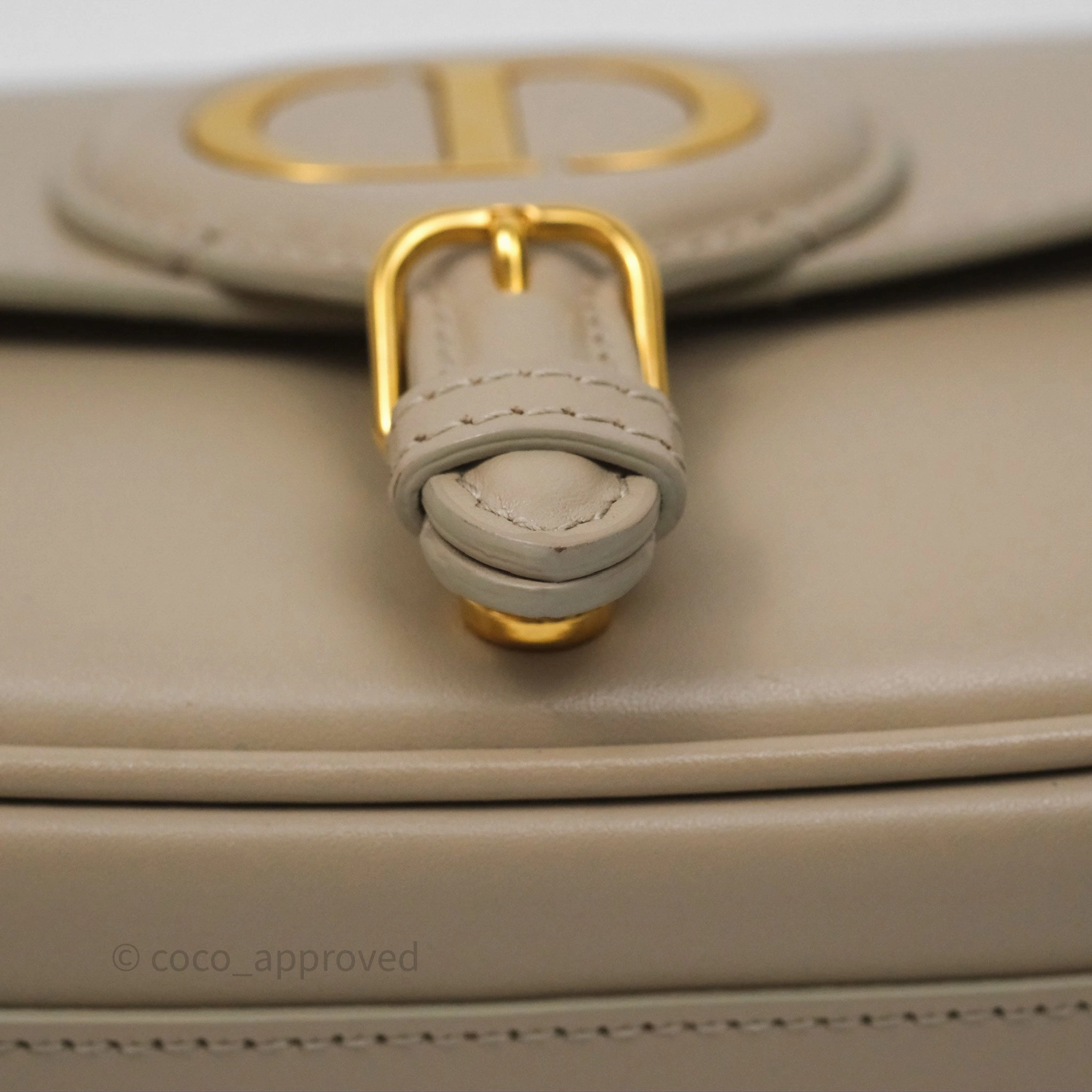Christian Dior Bobby East-West Bag Calfskin Sand-Colored