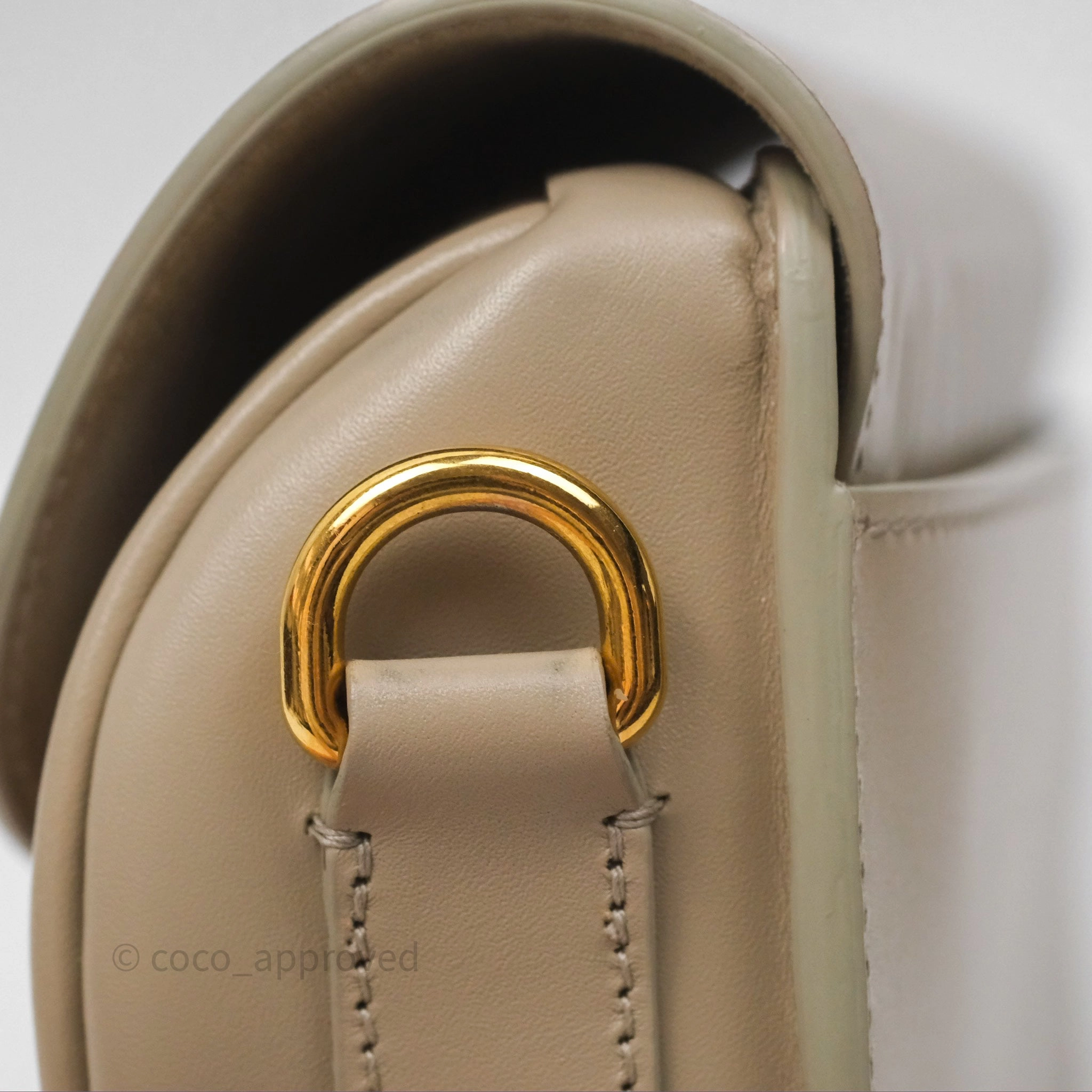 Christian Dior Bobby East-West Bag Calfskin Sand-Colored
