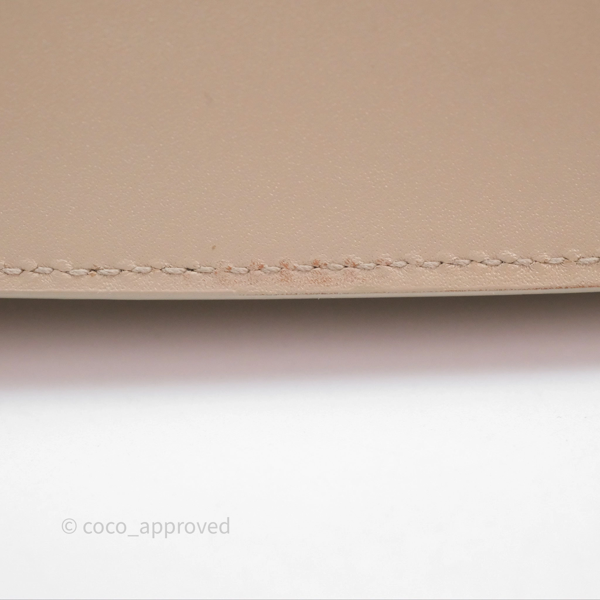 Christian Dior Bobby East-West Bag Calfskin Sand-Colored