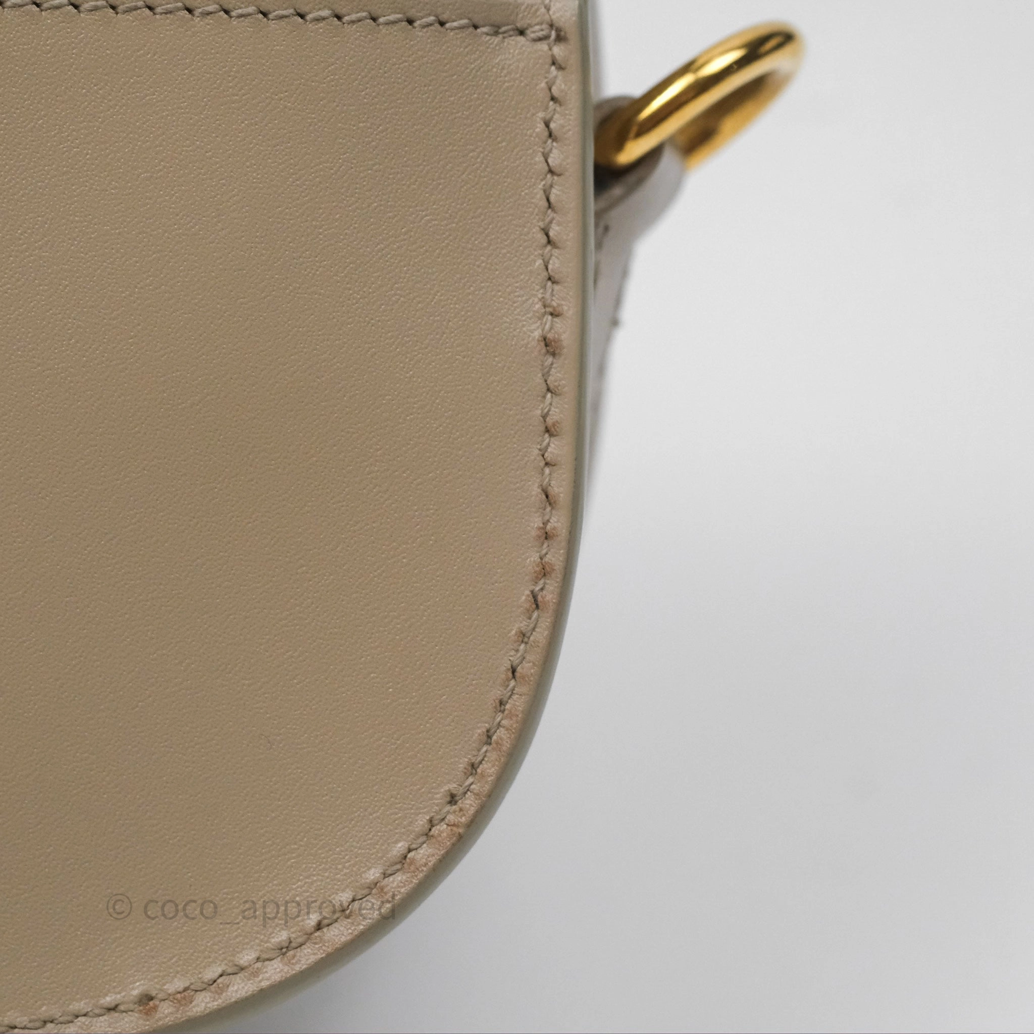 Christian Dior Bobby East-West Bag Calfskin Sand-Colored