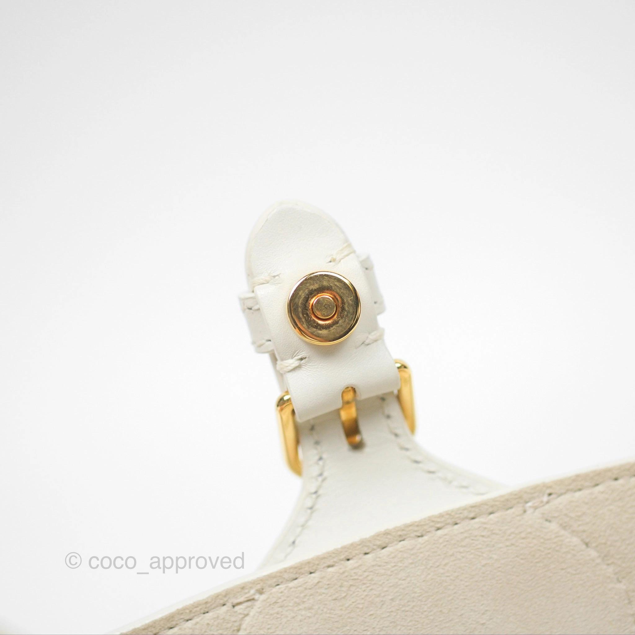 Christian Dior Bobby East-West Bag Calfskin White