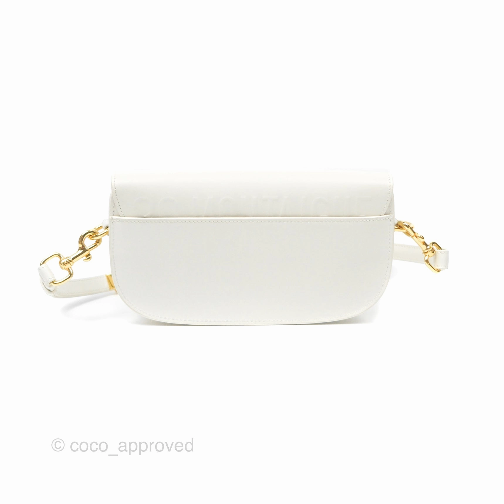 Christian Dior Bobby East-West Bag Calfskin White