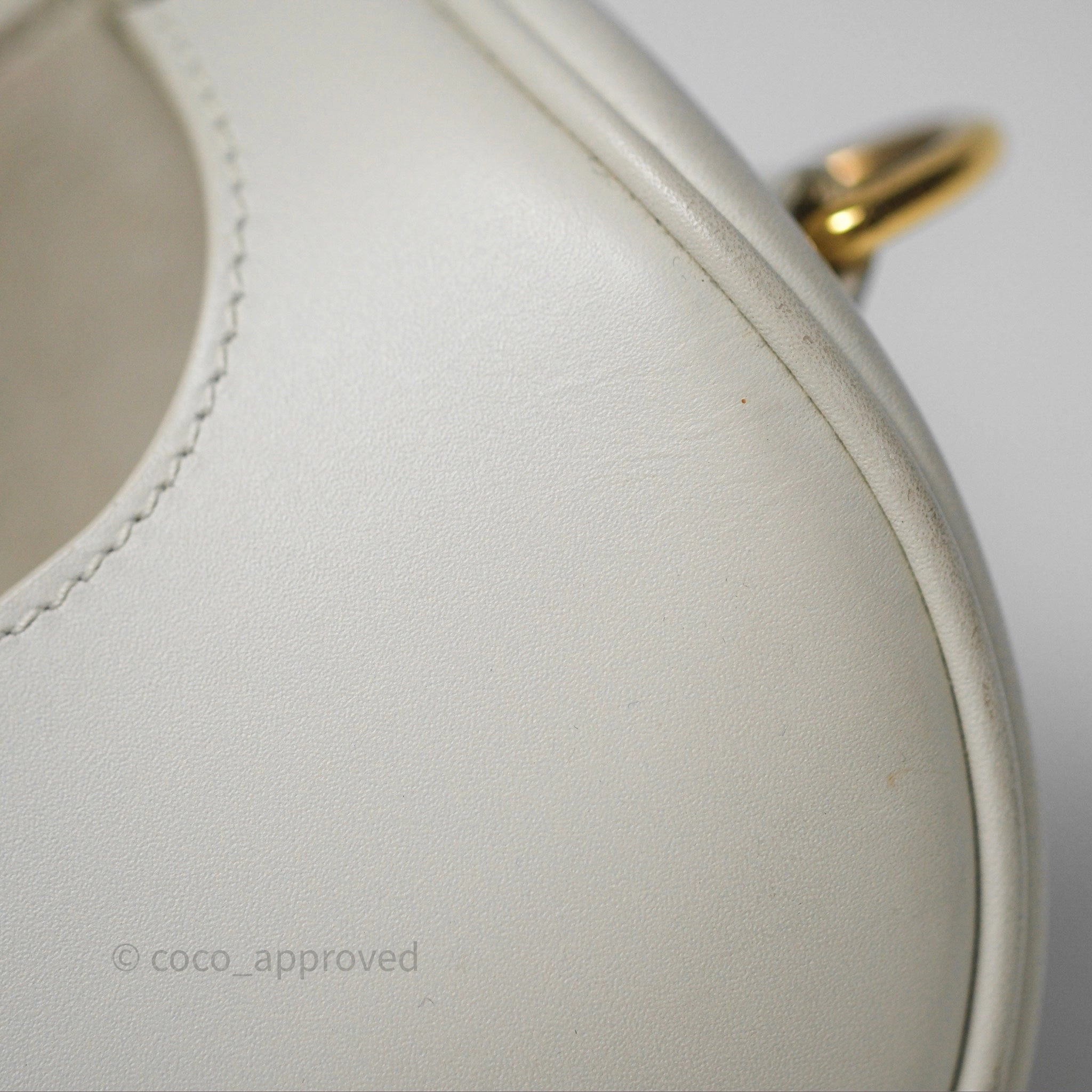 Christian Dior Bobby East-West Bag Calfskin White