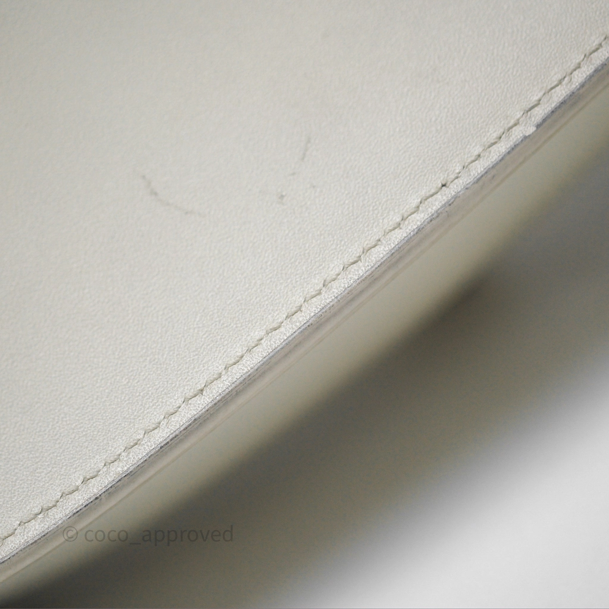 Christian Dior Bobby East-West Bag Calfskin White