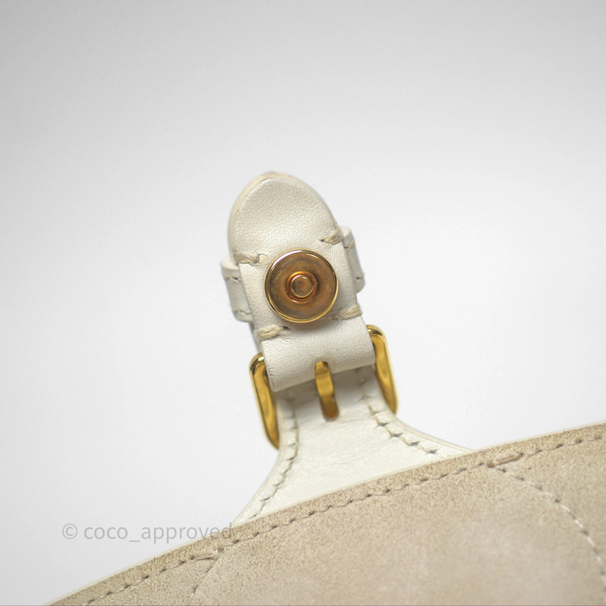 Christian Dior Bobby East-West Bag Calfskin White
