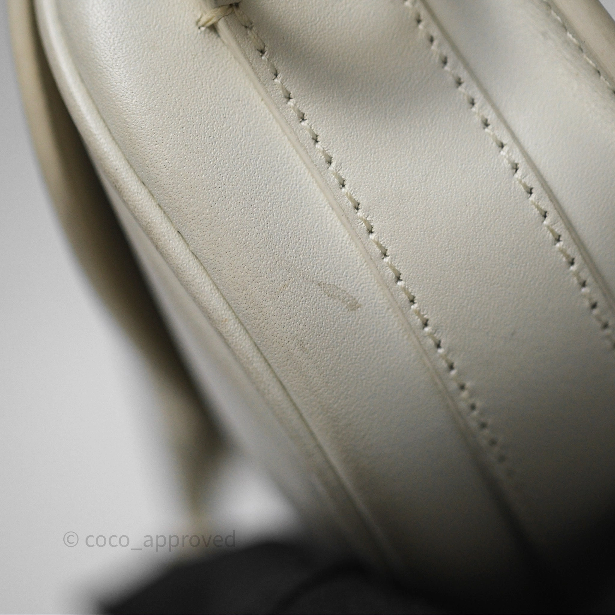 Christian Dior Bobby East-West Bag Calfskin White