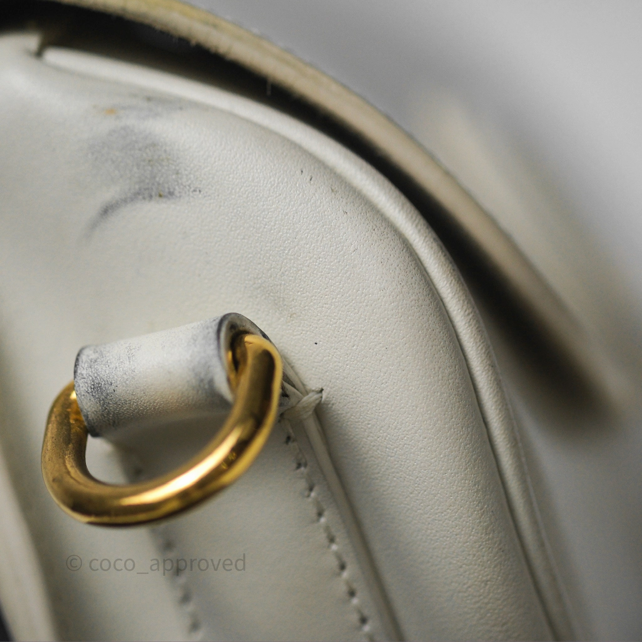Christian Dior Bobby East-West Bag Calfskin White