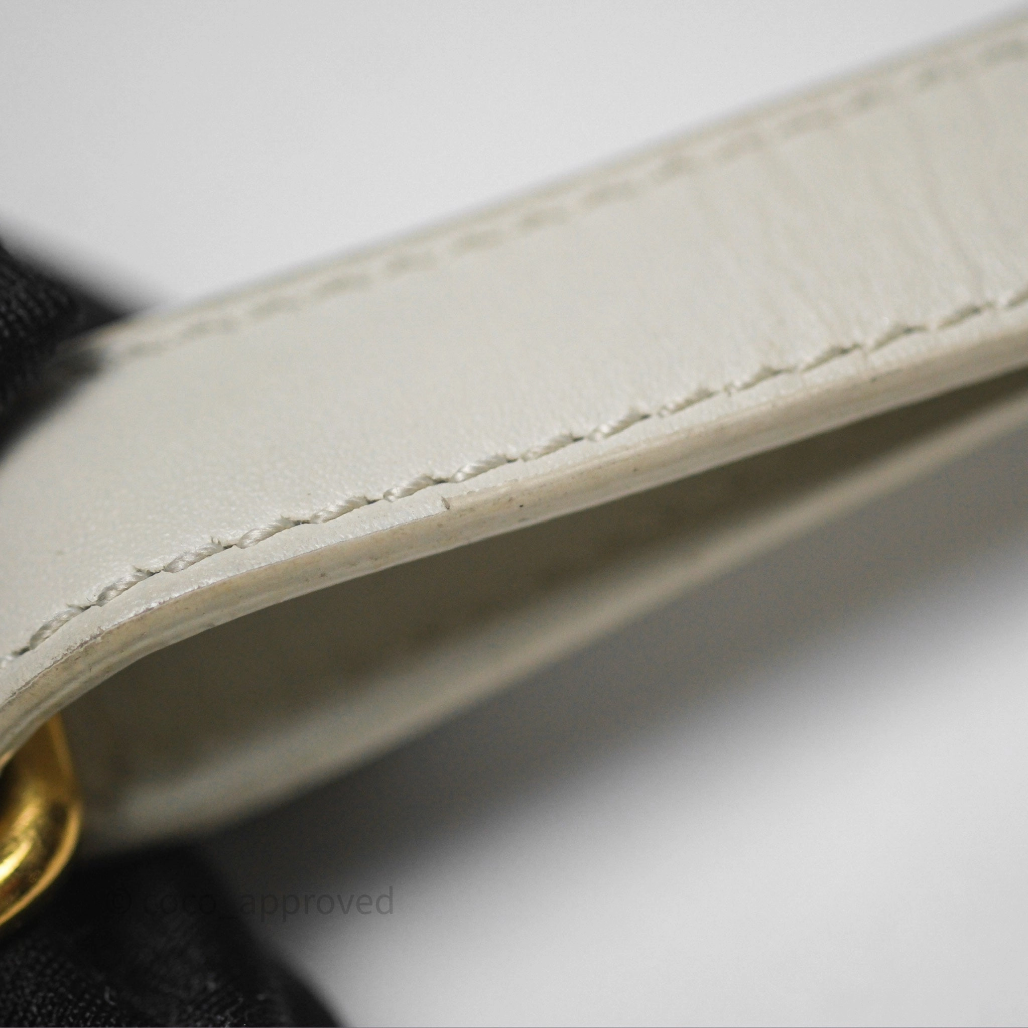Christian Dior Bobby East-West Bag Calfskin White