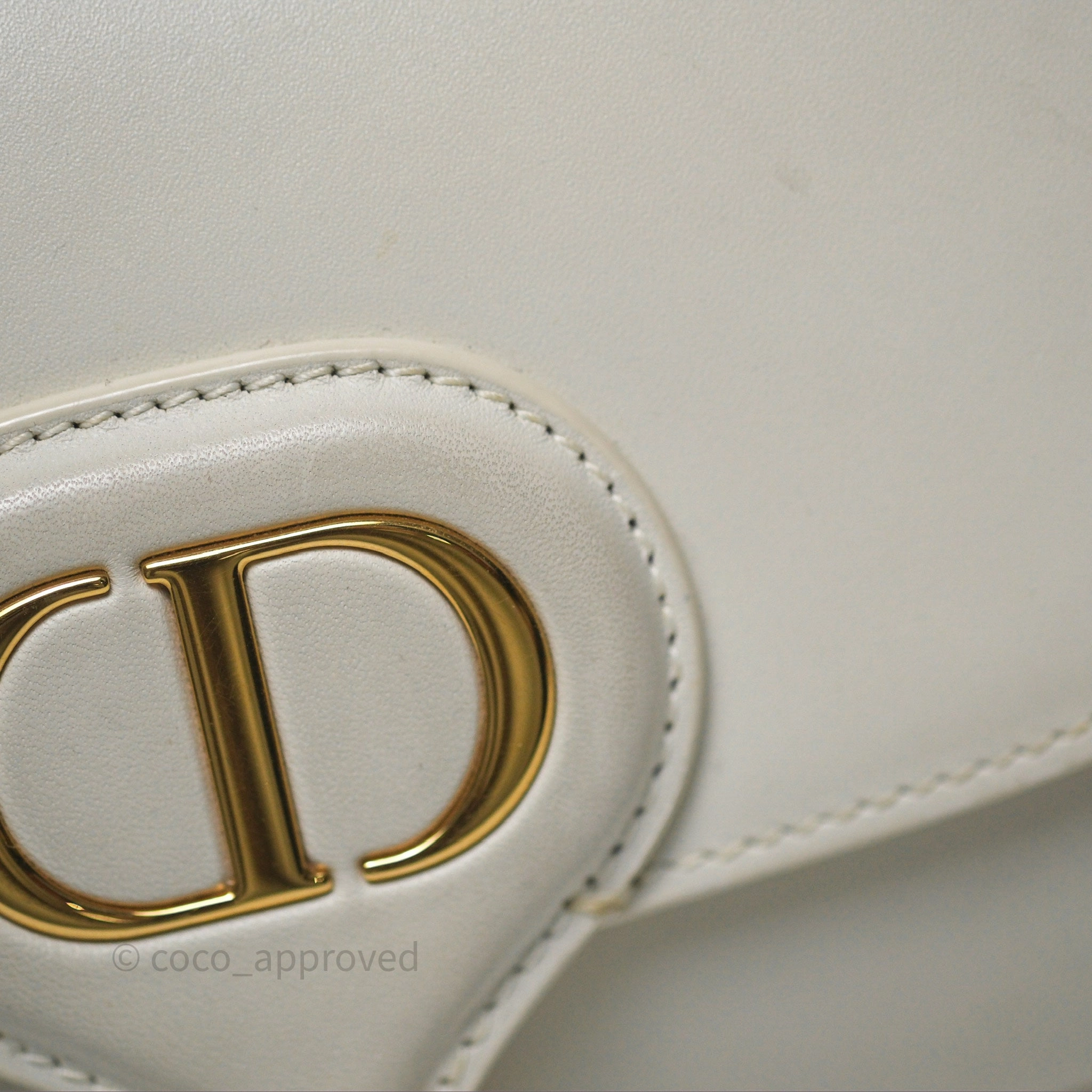 Christian Dior Bobby East-West Bag Calfskin White
