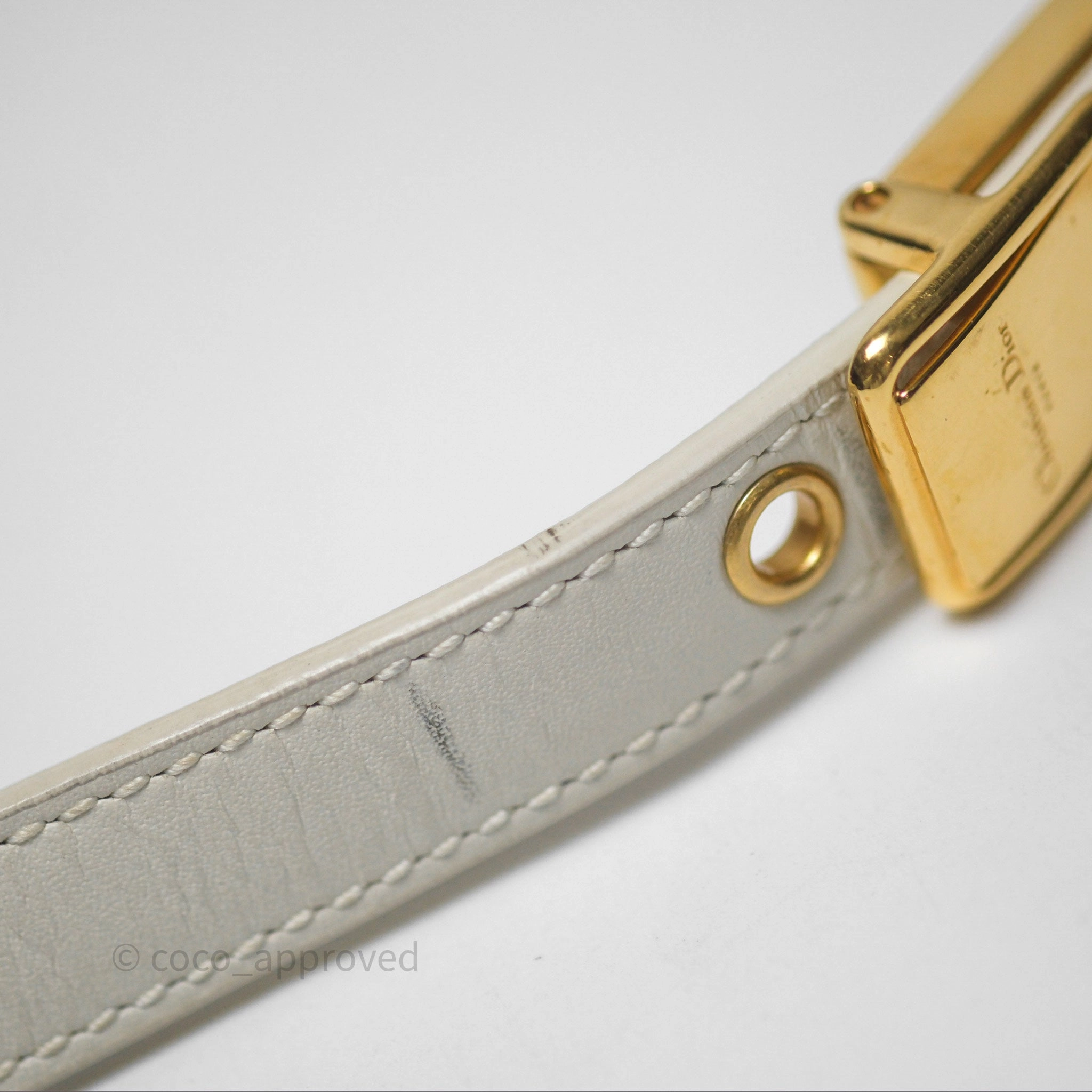 Christian Dior Bobby East-West Bag Calfskin White