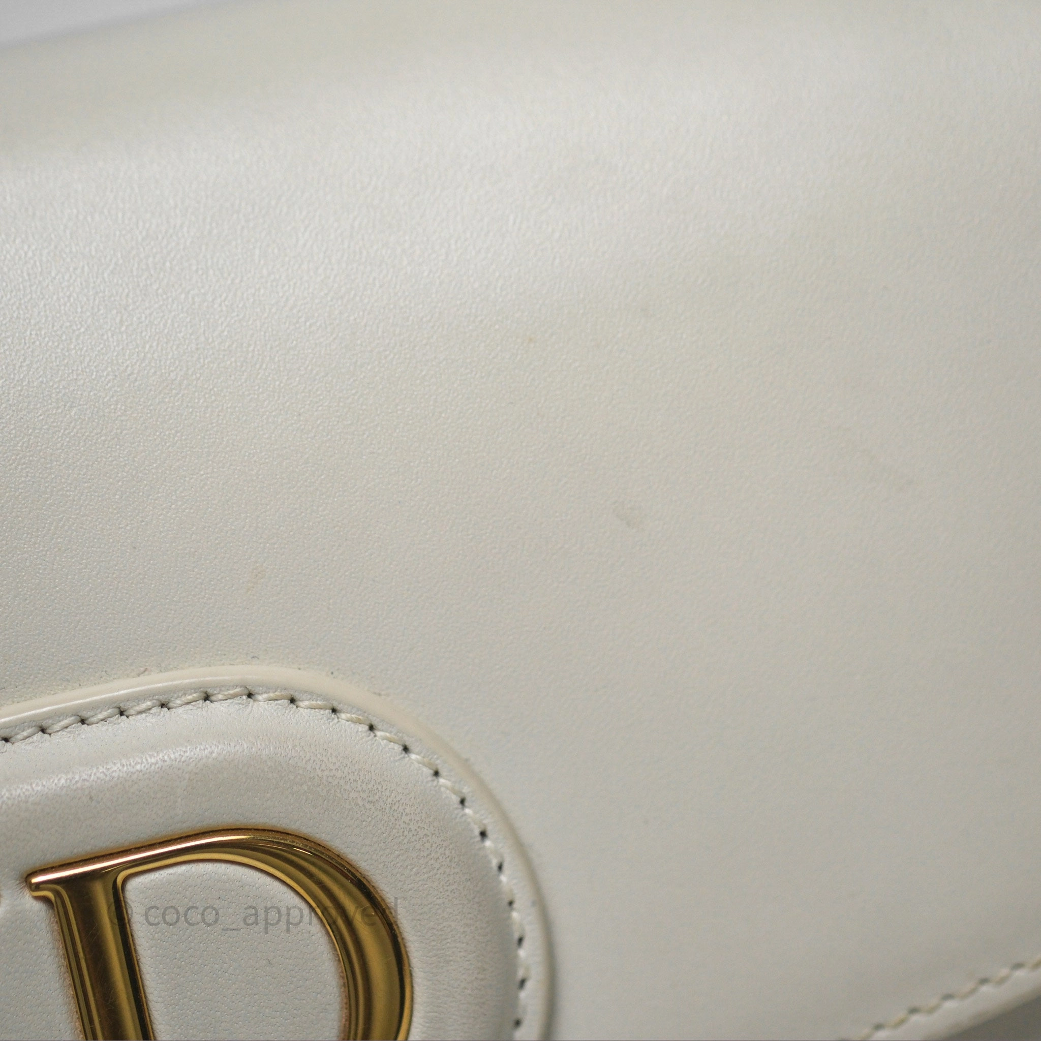 Christian Dior Bobby East-West Bag Calfskin White