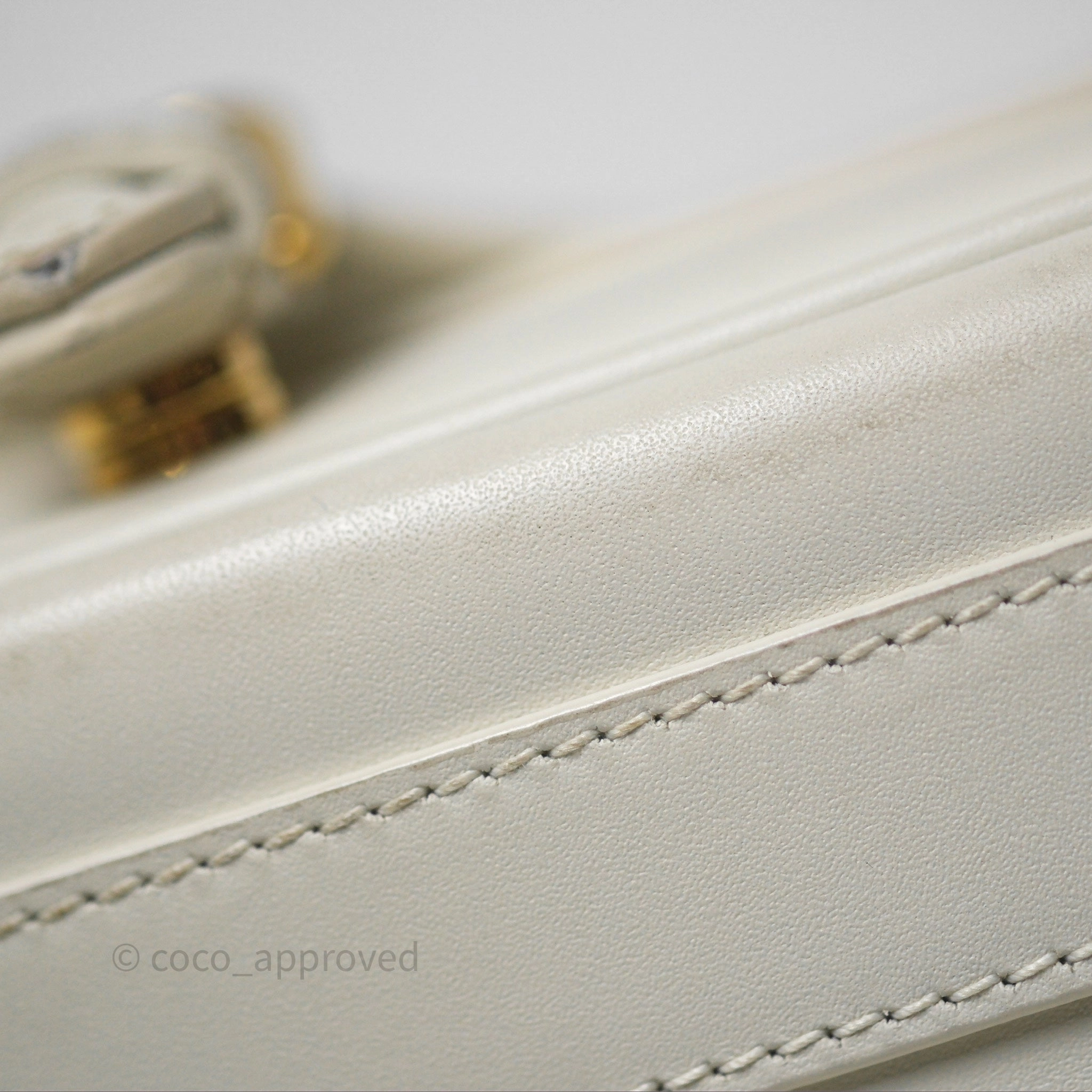 Christian Dior Bobby East-West Bag Calfskin White