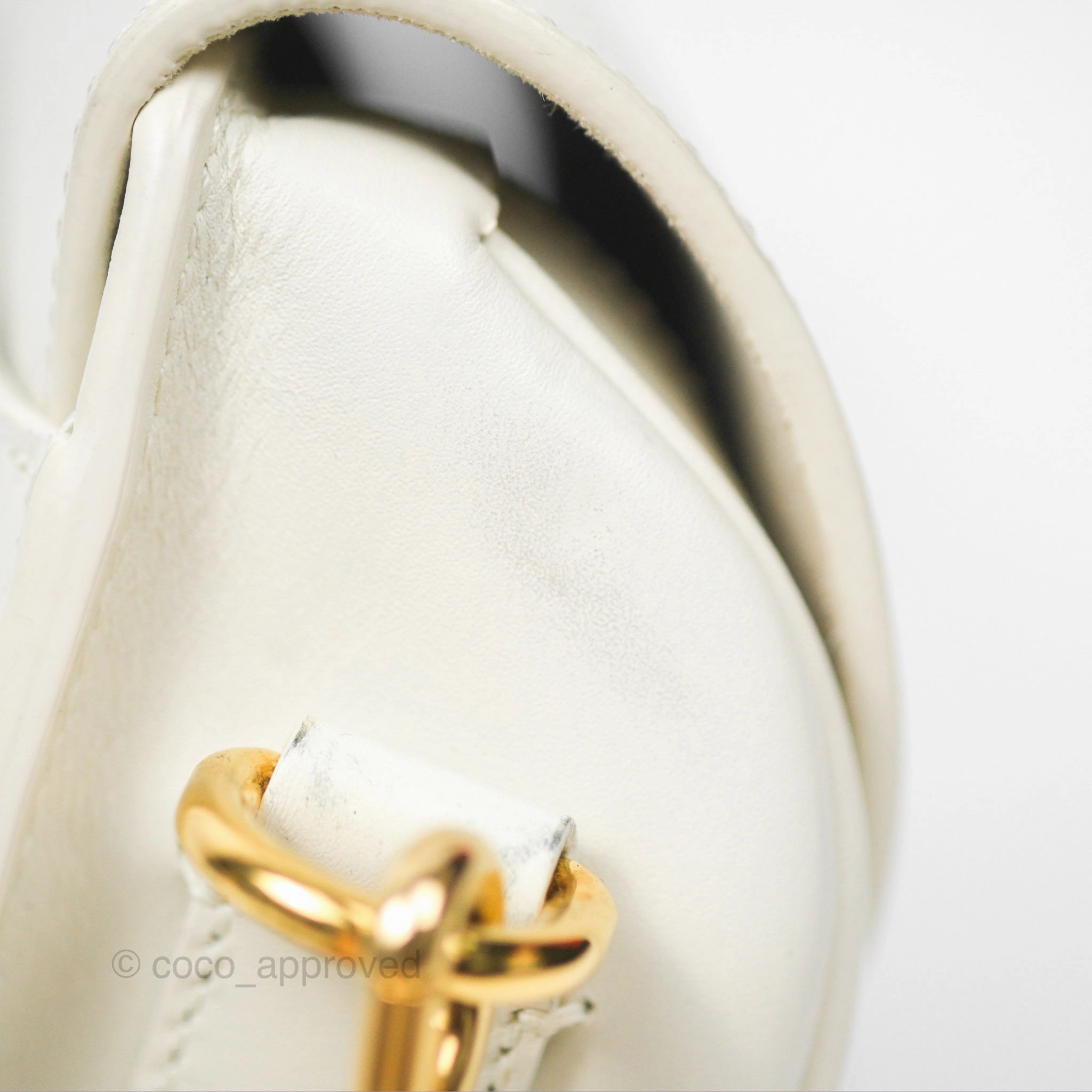 Christian Dior Bobby East-West Bag Calfskin White