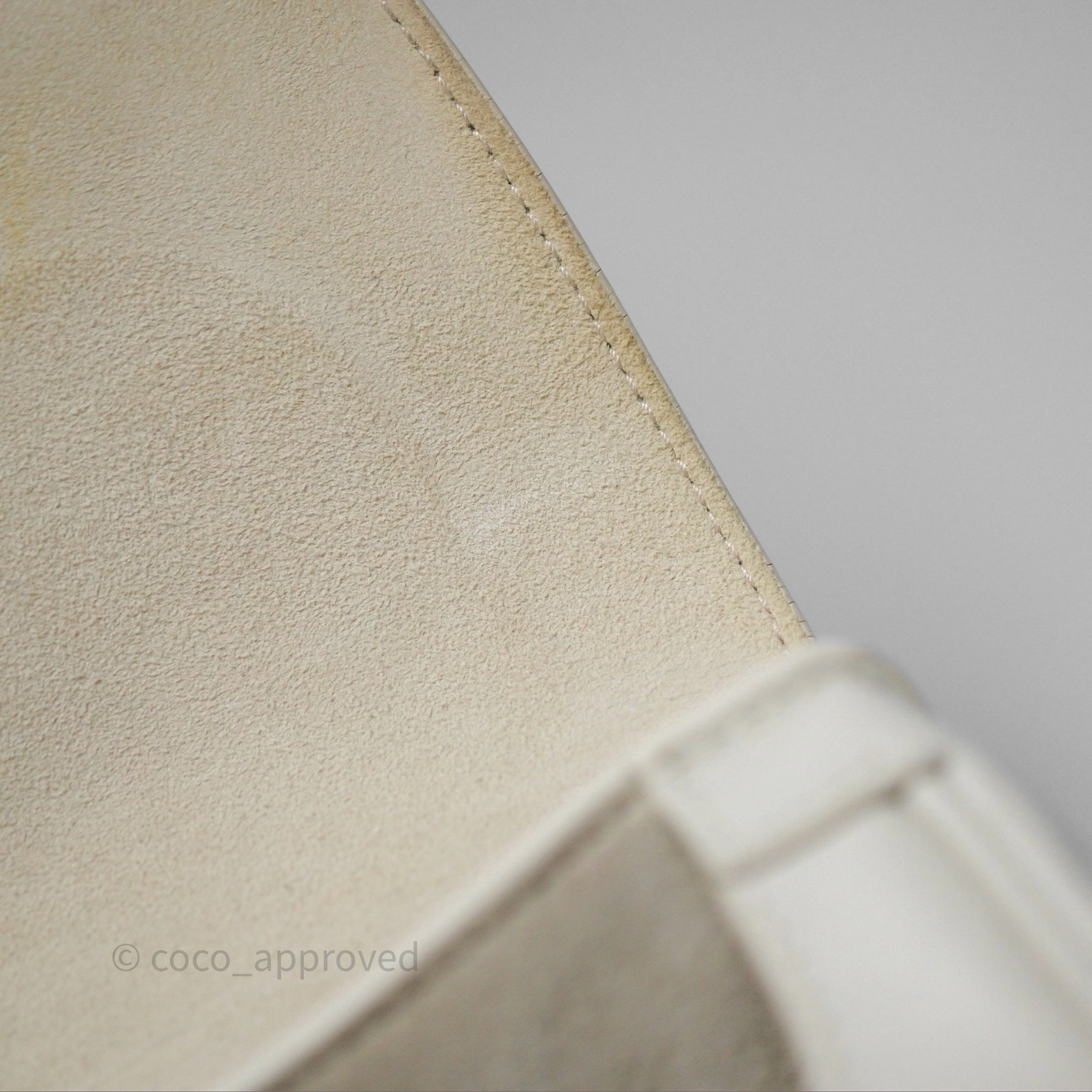 Christian Dior Bobby East-West Bag Calfskin White