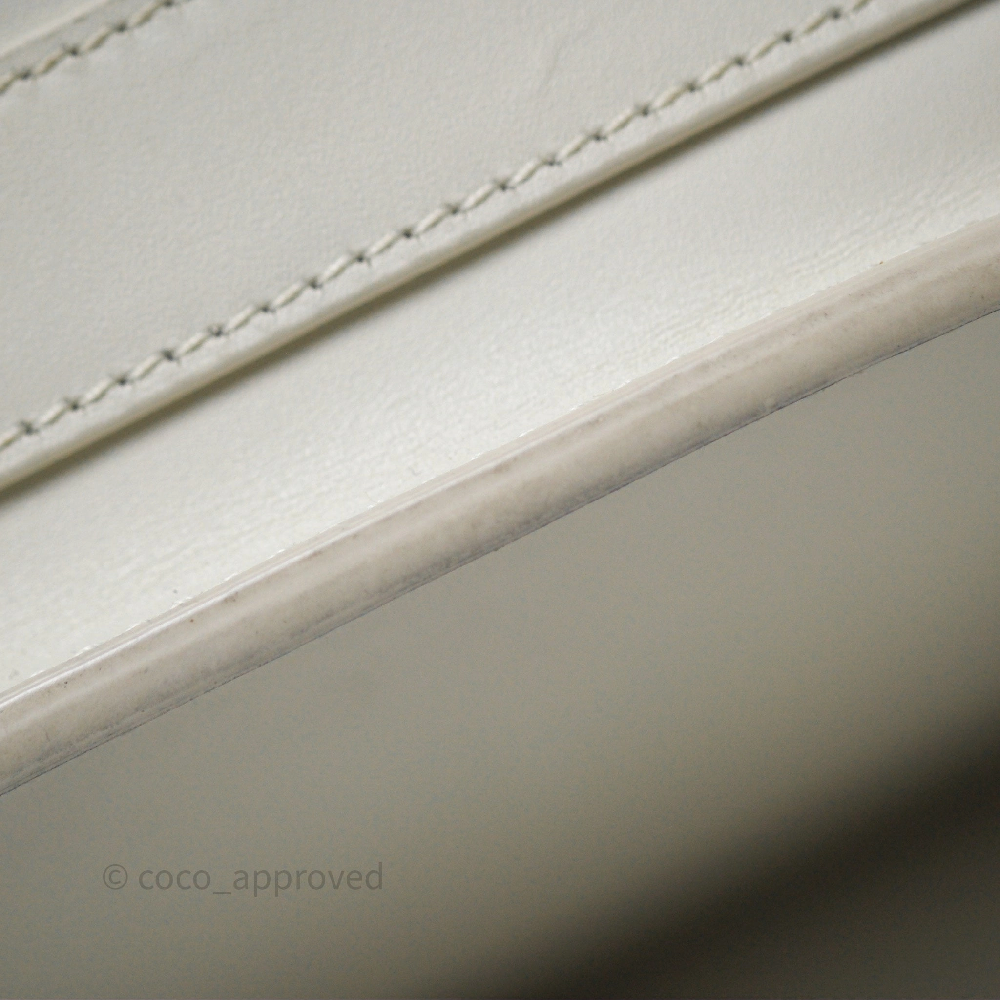 Christian Dior Bobby East-West Bag Calfskin White