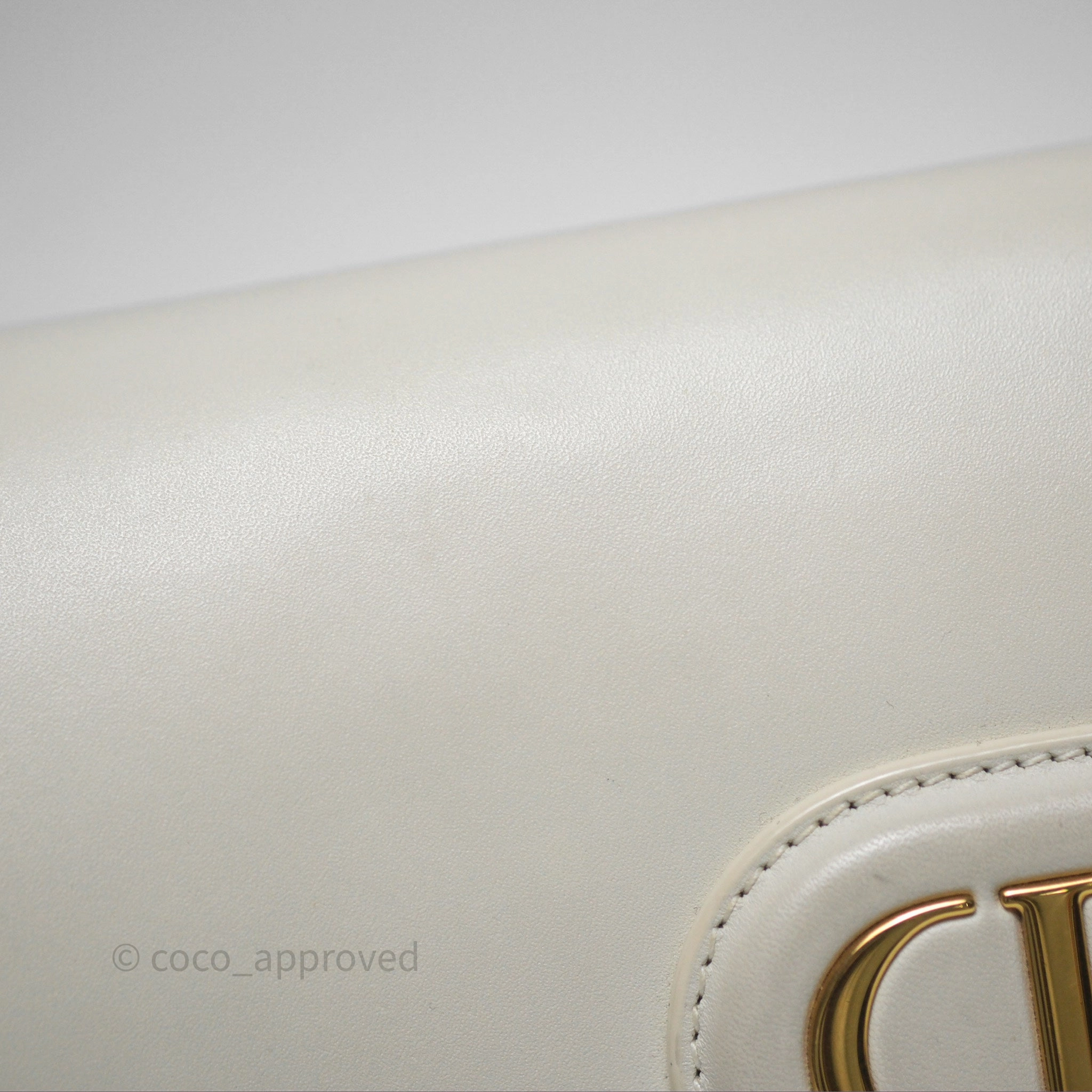 Christian Dior Bobby East-West Bag Calfskin White
