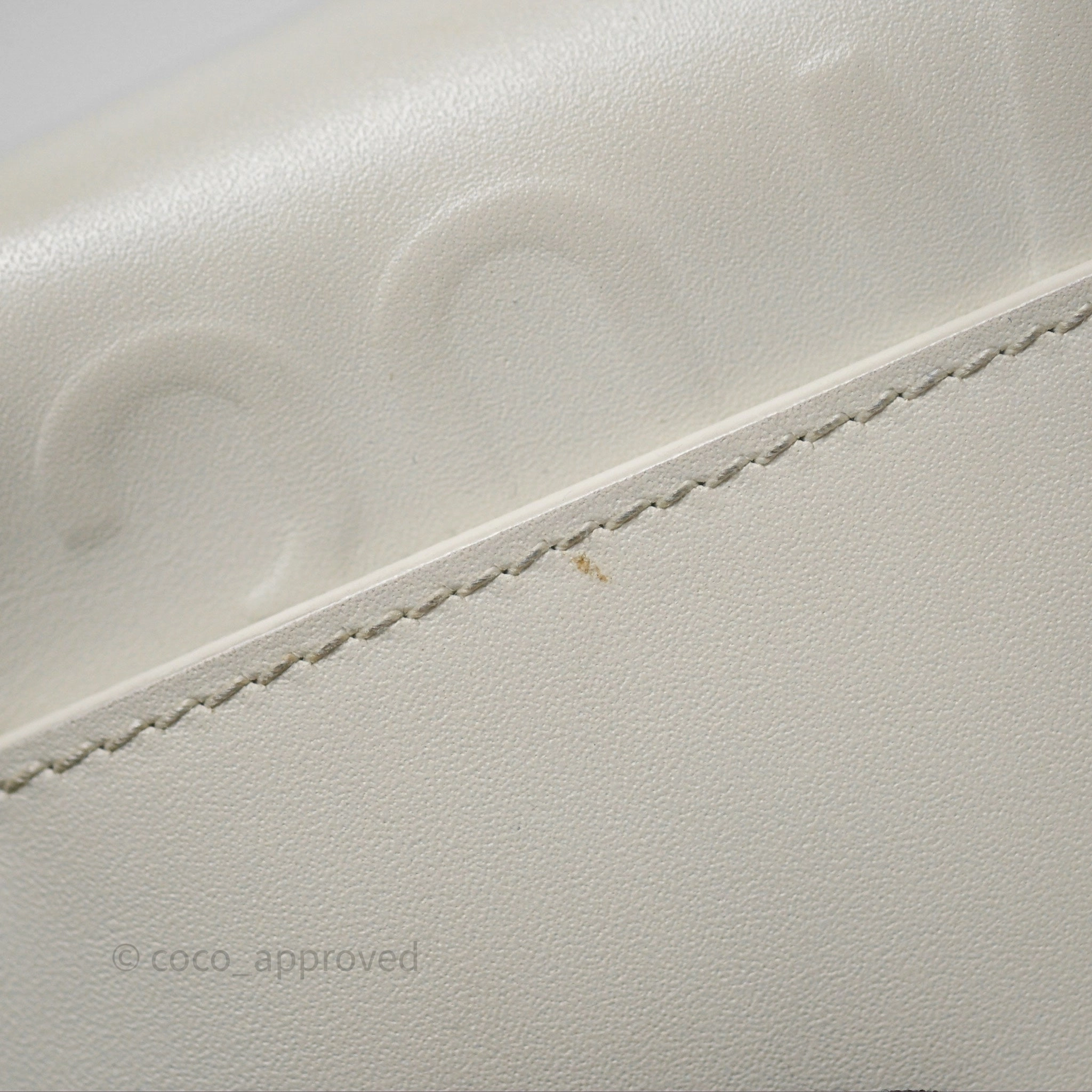 Christian Dior Bobby East-West Bag Calfskin White