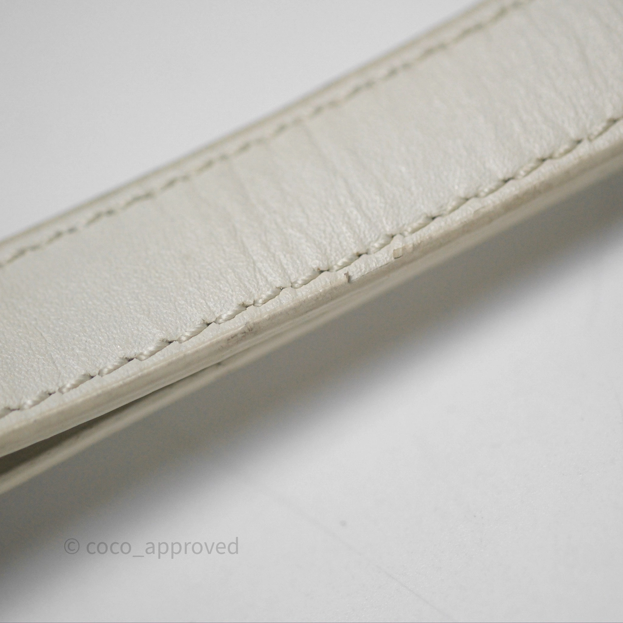 Christian Dior Bobby East-West Bag Calfskin White