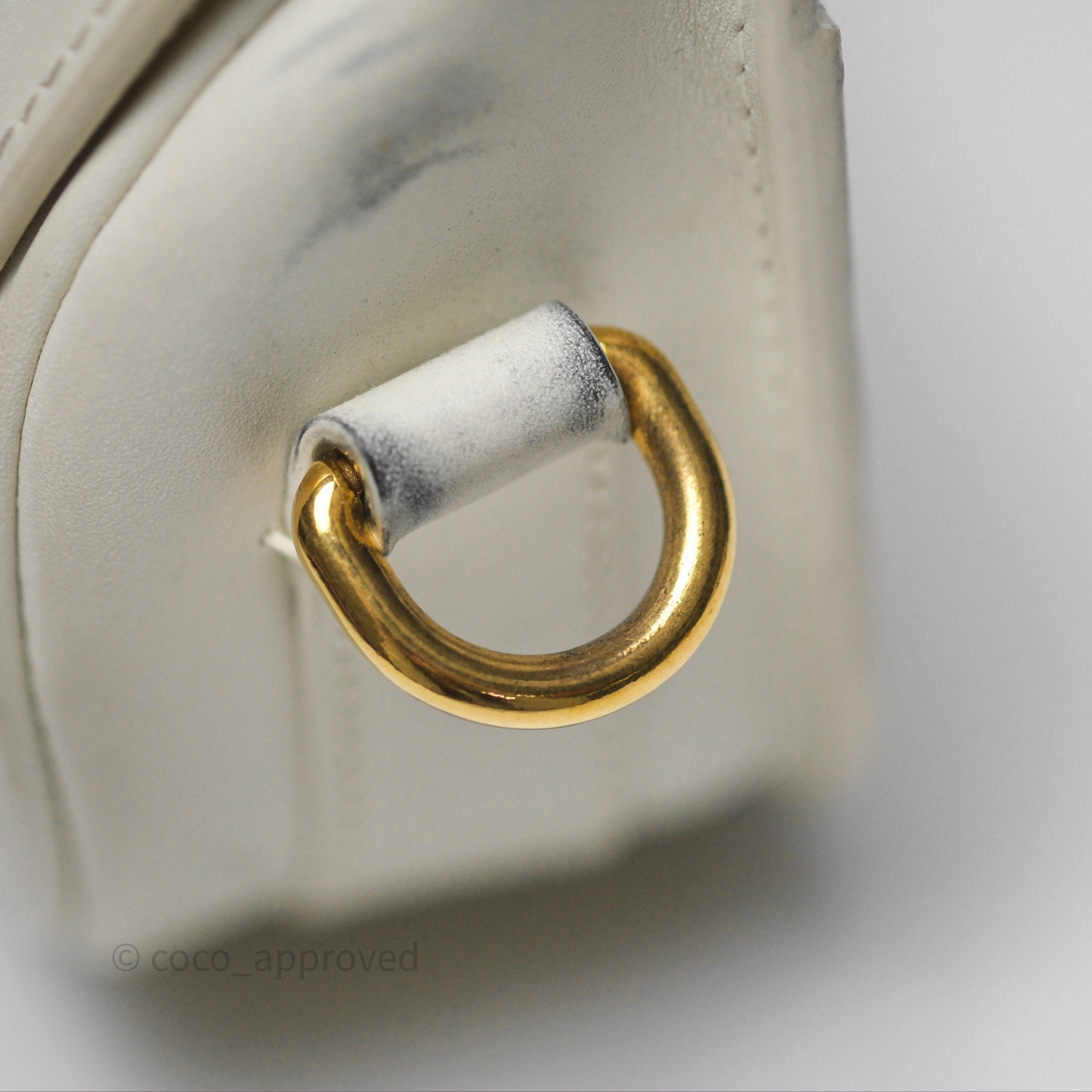 Christian Dior Bobby East-West Bag Calfskin White
