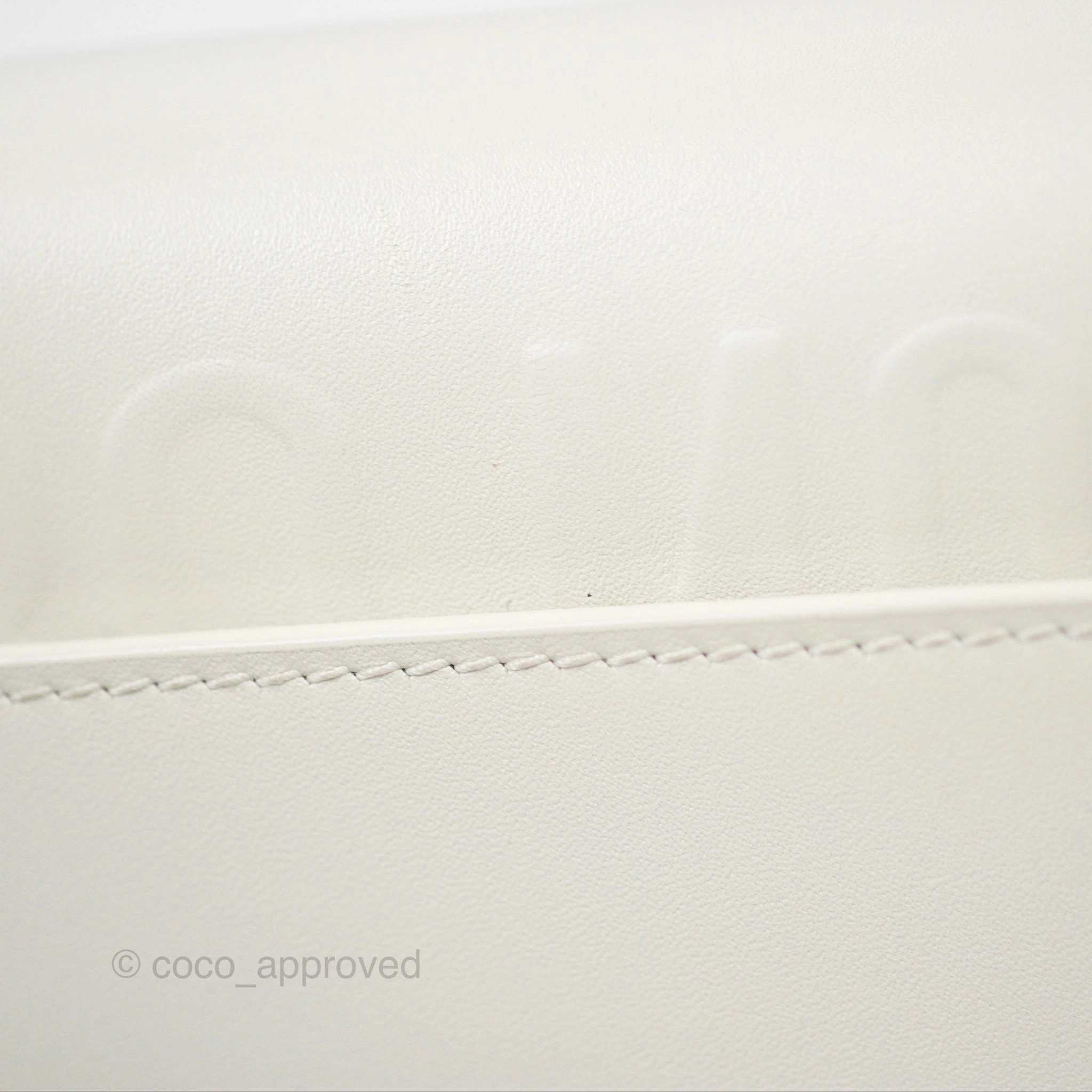 Christian Dior Bobby East-West Bag Calfskin White