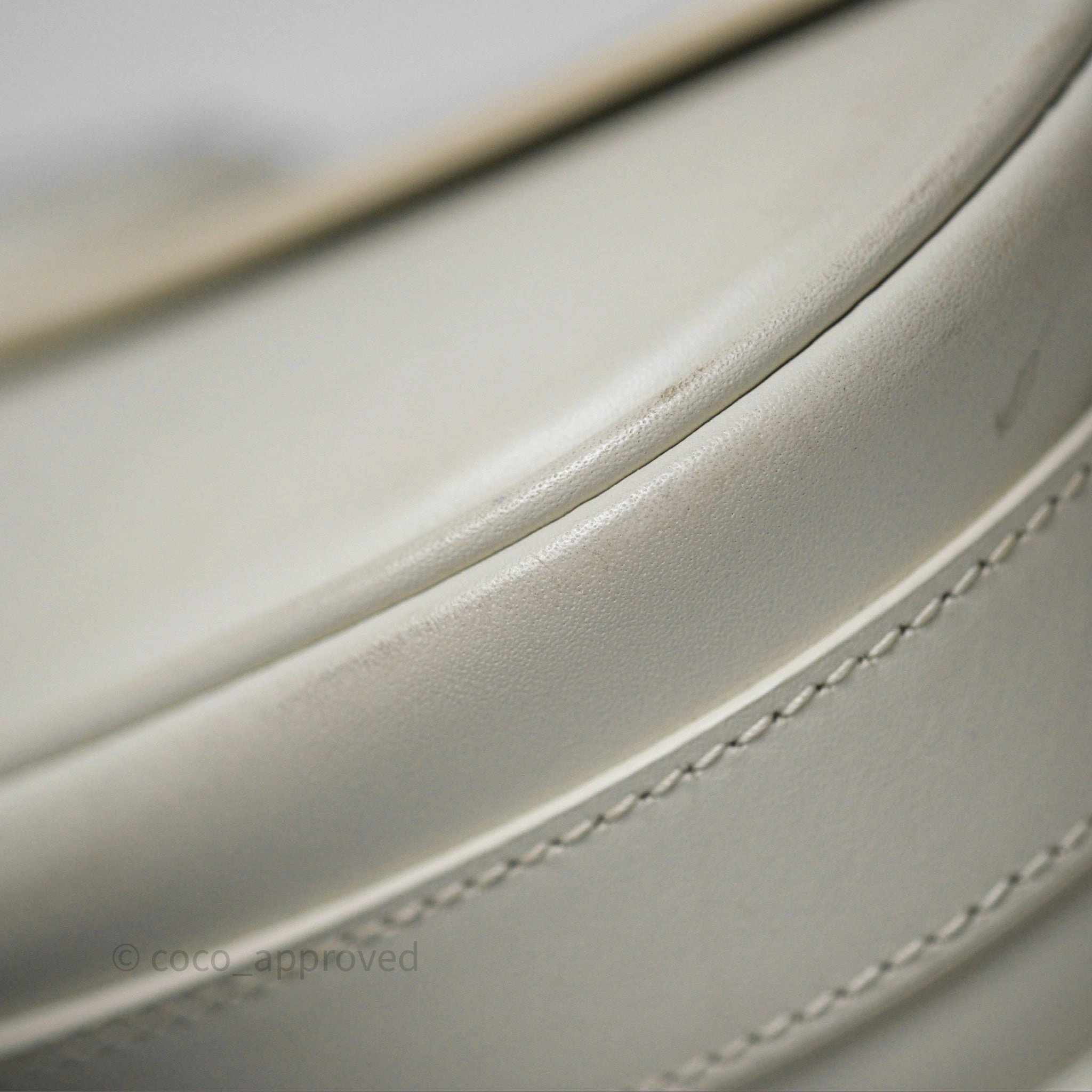 Christian Dior Bobby East-West Bag Calfskin White
