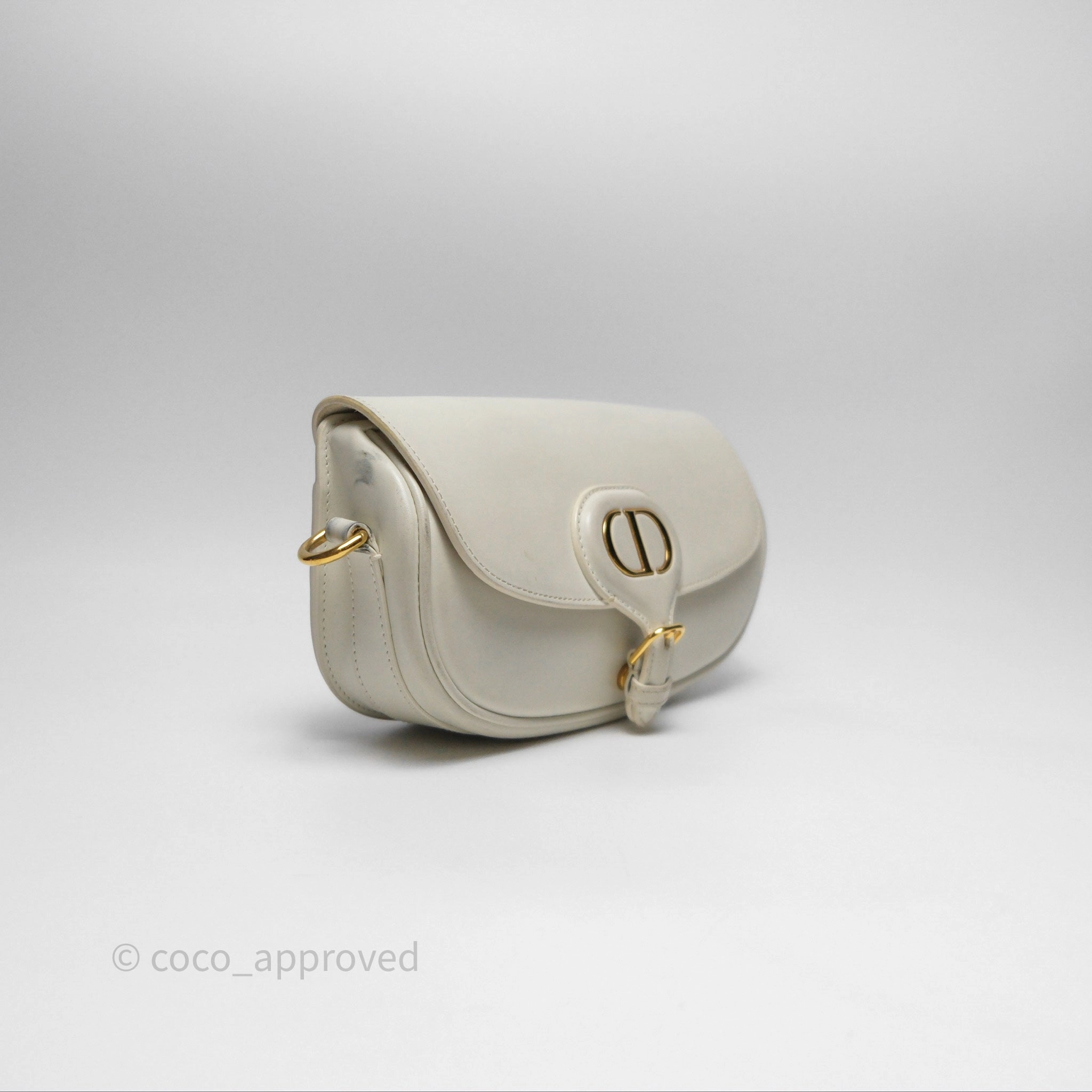 Christian Dior Bobby East-West Bag Calfskin White