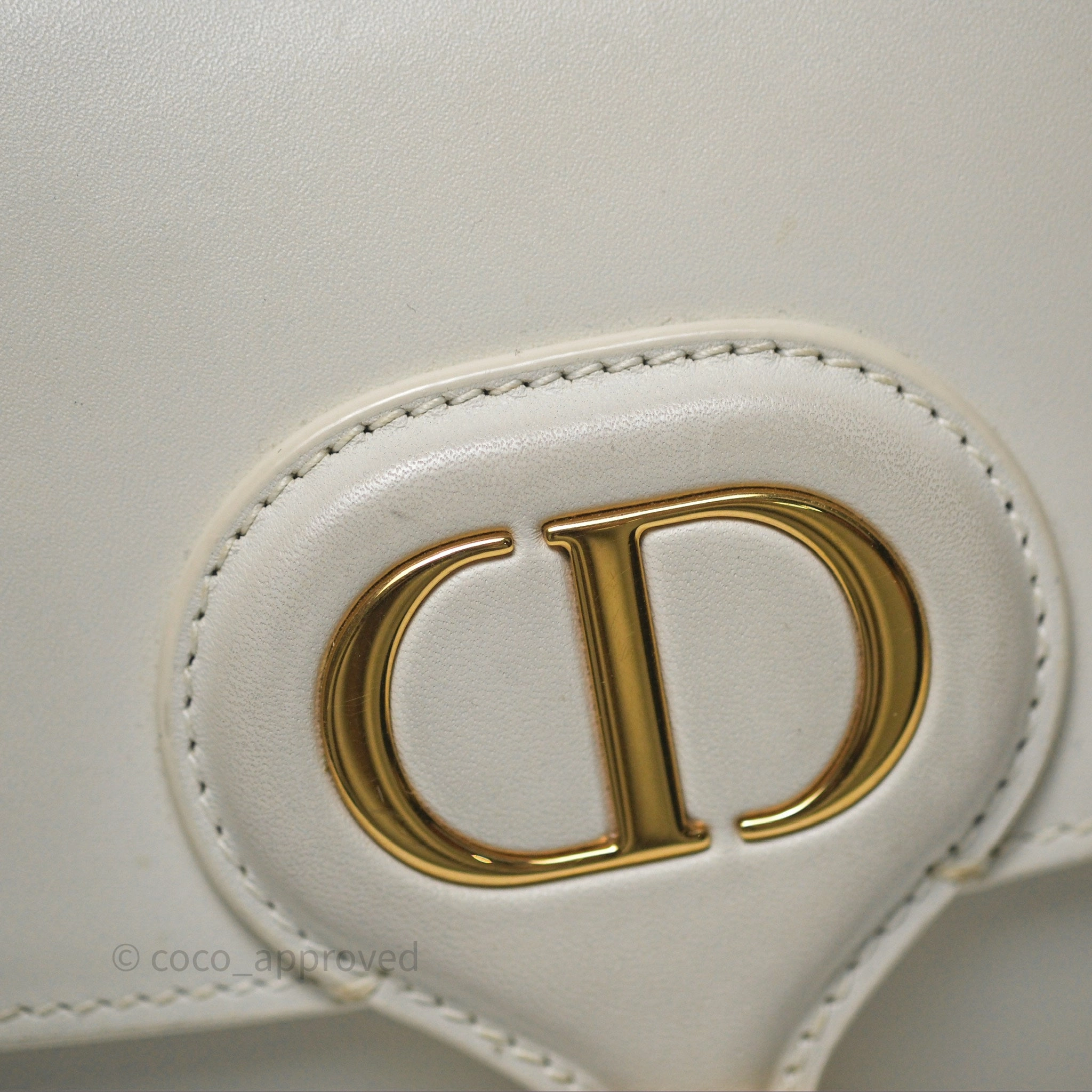 Christian Dior Bobby East-West Bag Calfskin White