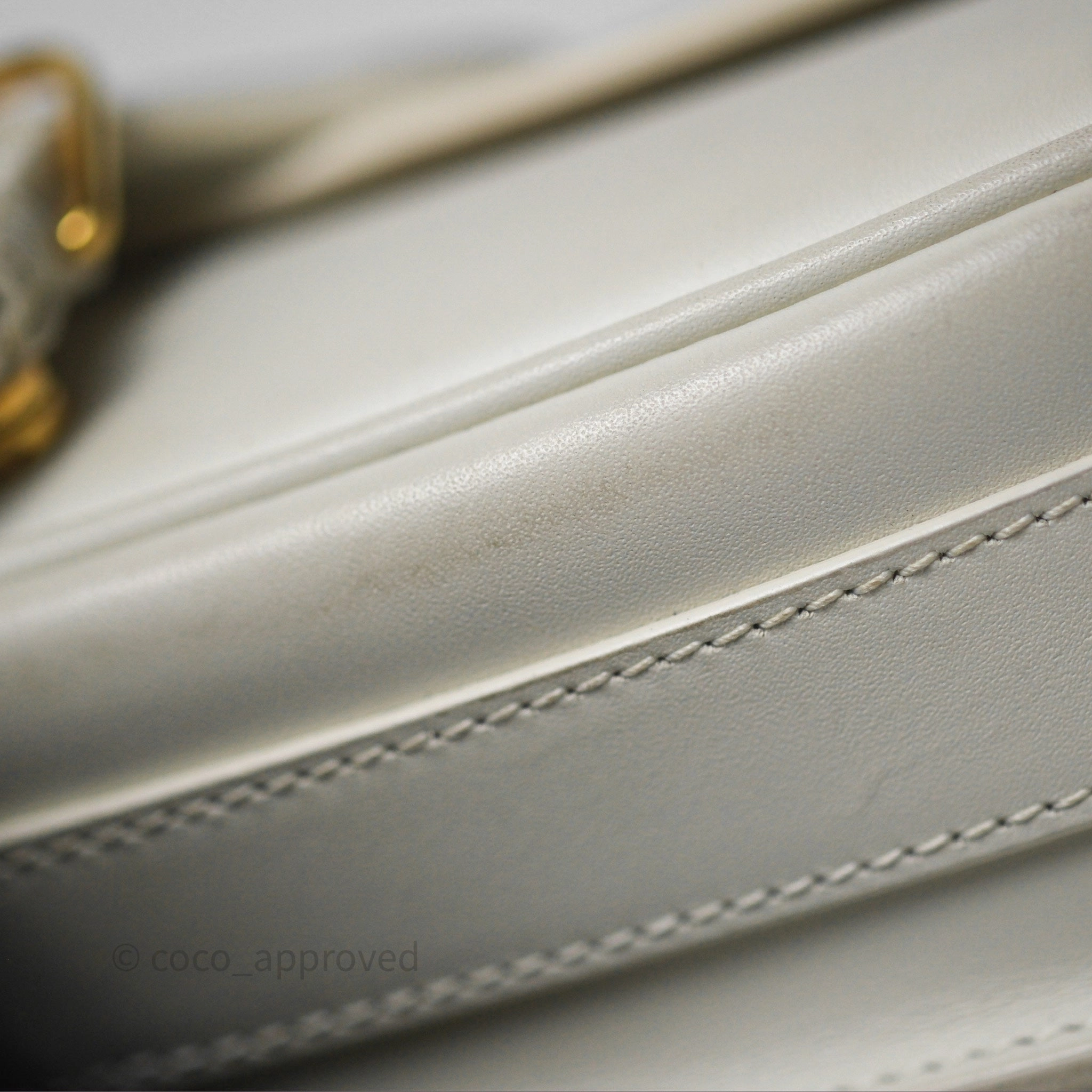 Christian Dior Bobby East-West Bag Calfskin White