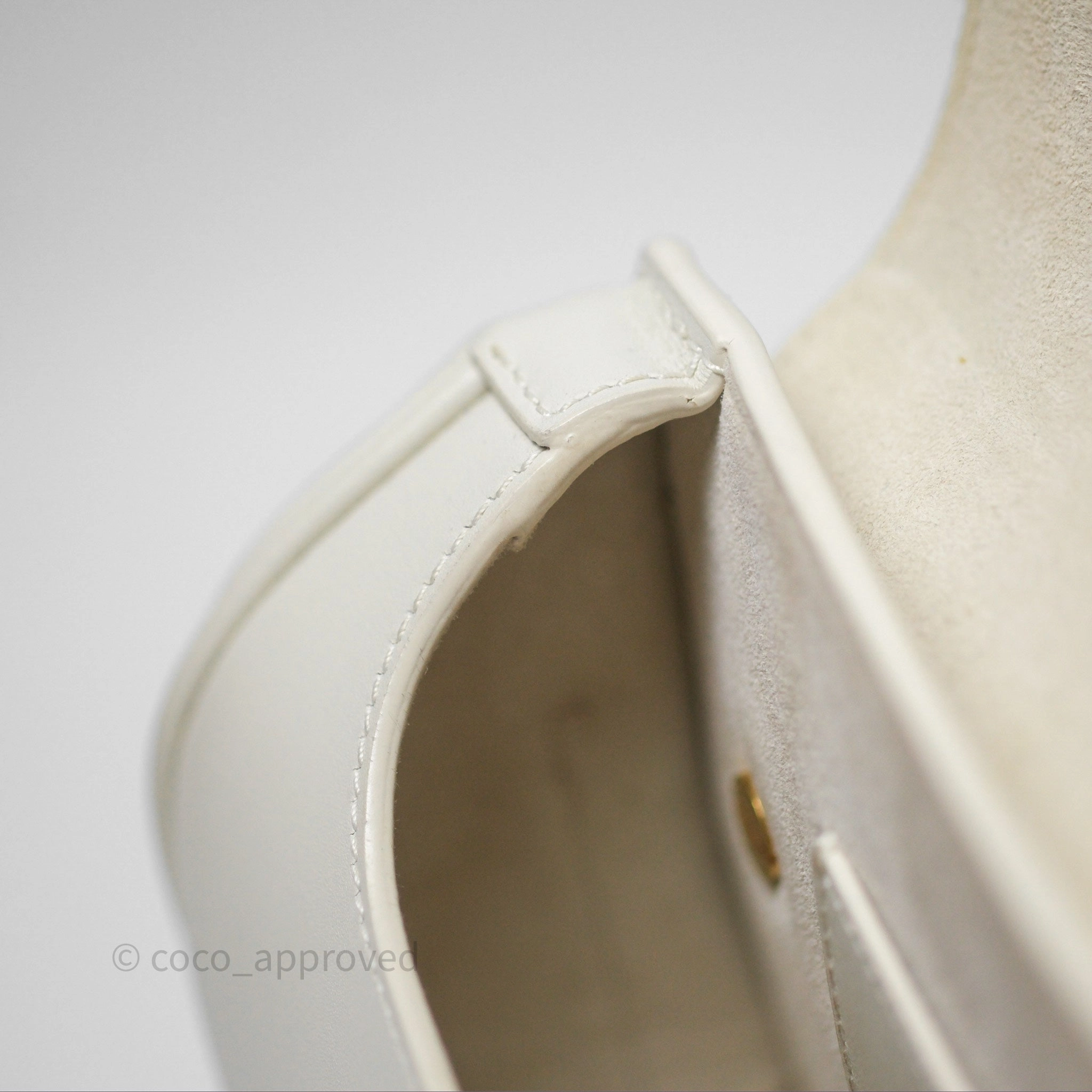 Christian Dior Bobby East-West Bag Calfskin White