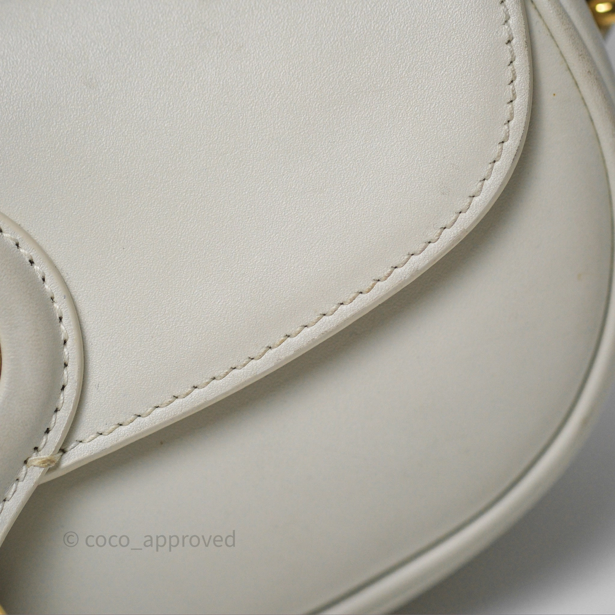 Christian Dior Bobby East-West Bag Calfskin White