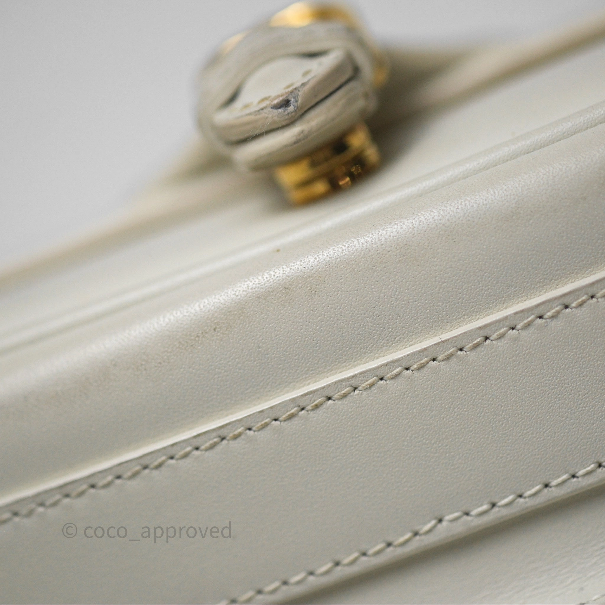 Christian Dior Bobby East-West Bag Calfskin White