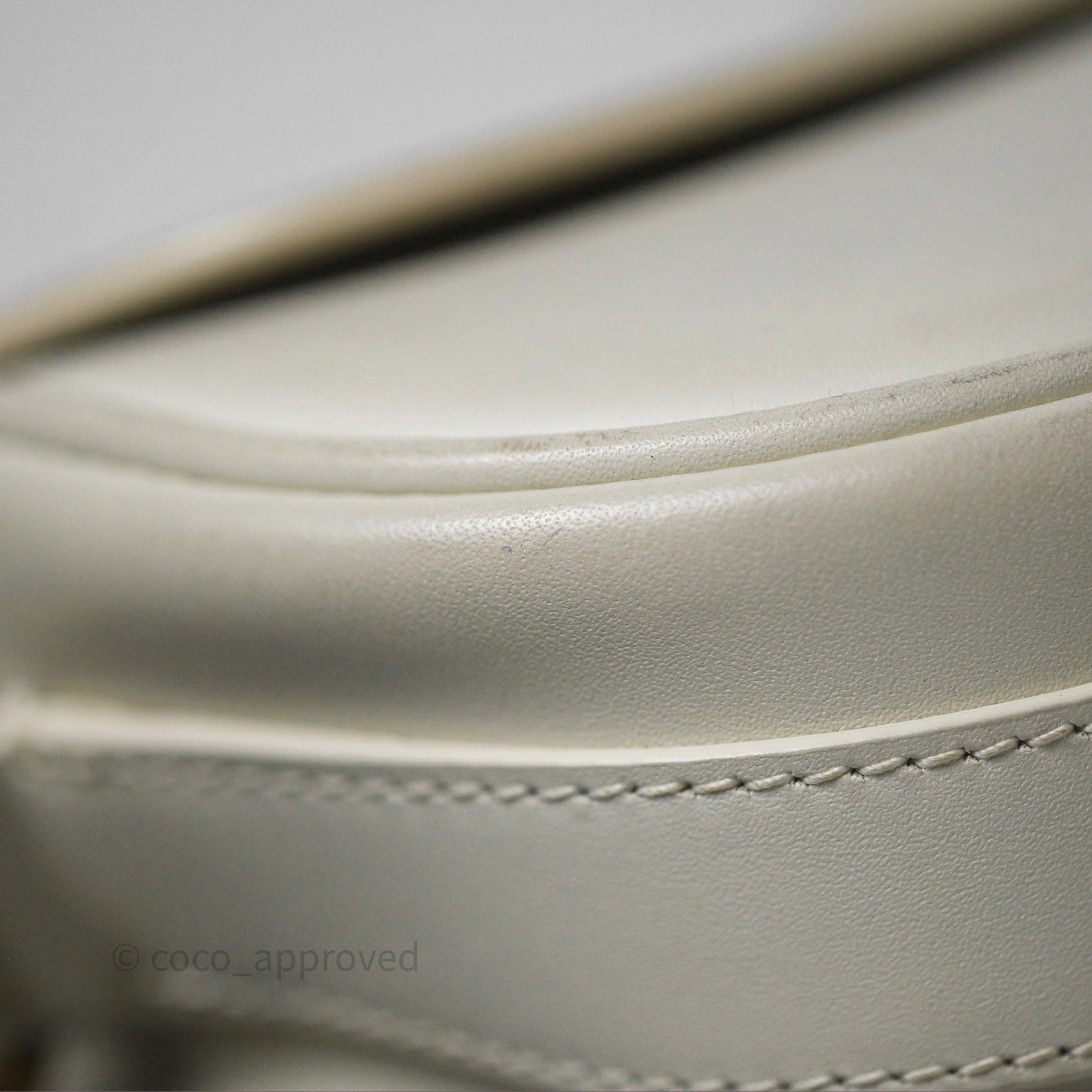 Christian Dior Bobby East-West Bag Calfskin White