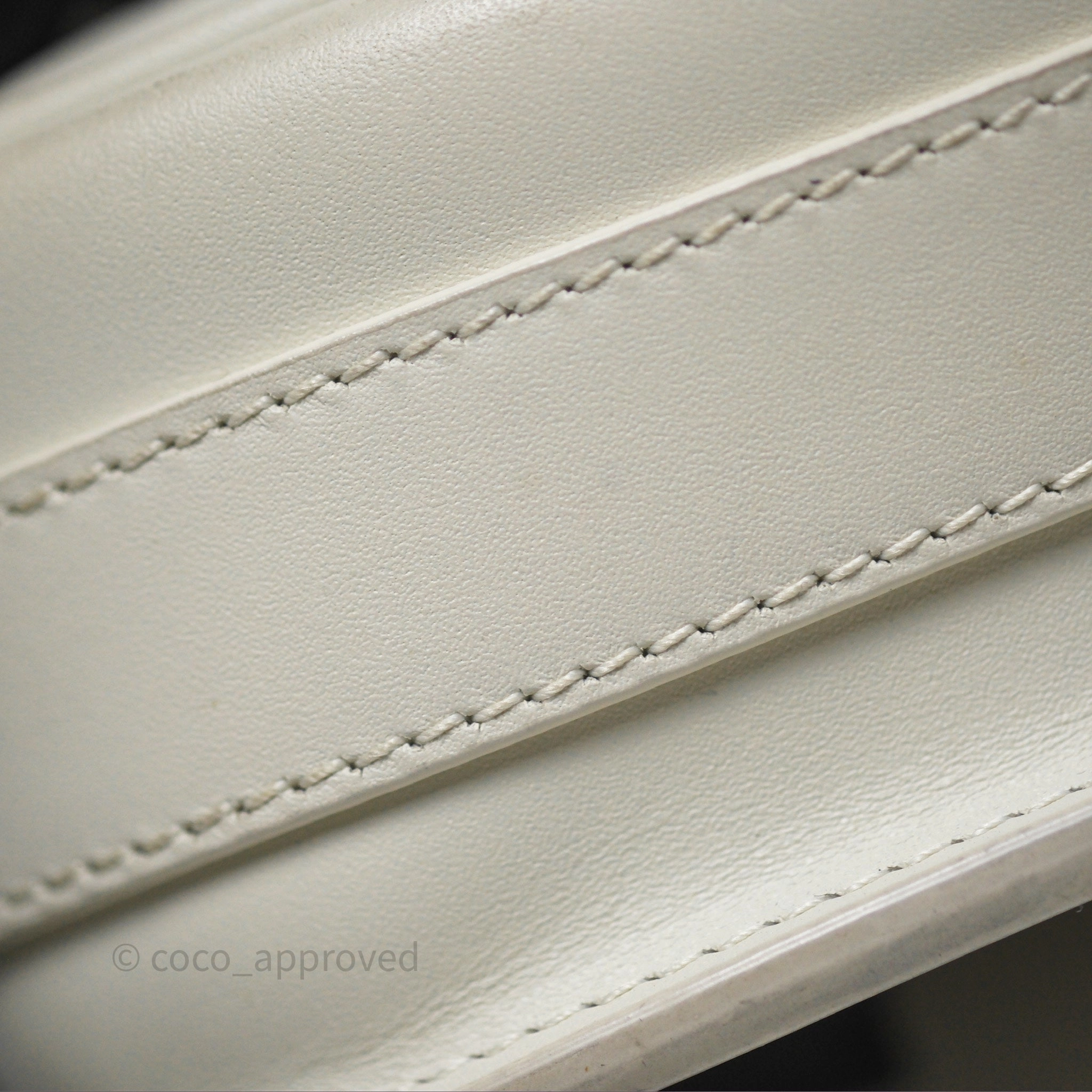 Christian Dior Bobby East-West Bag Calfskin White