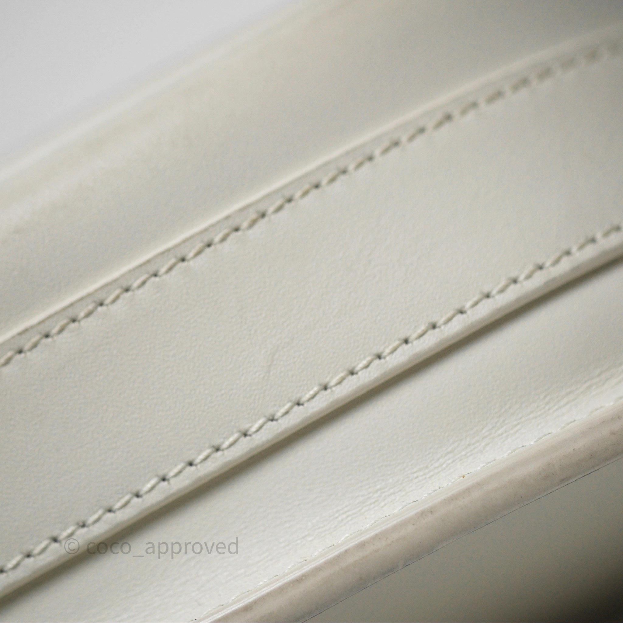 Christian Dior Bobby East-West Bag Calfskin White