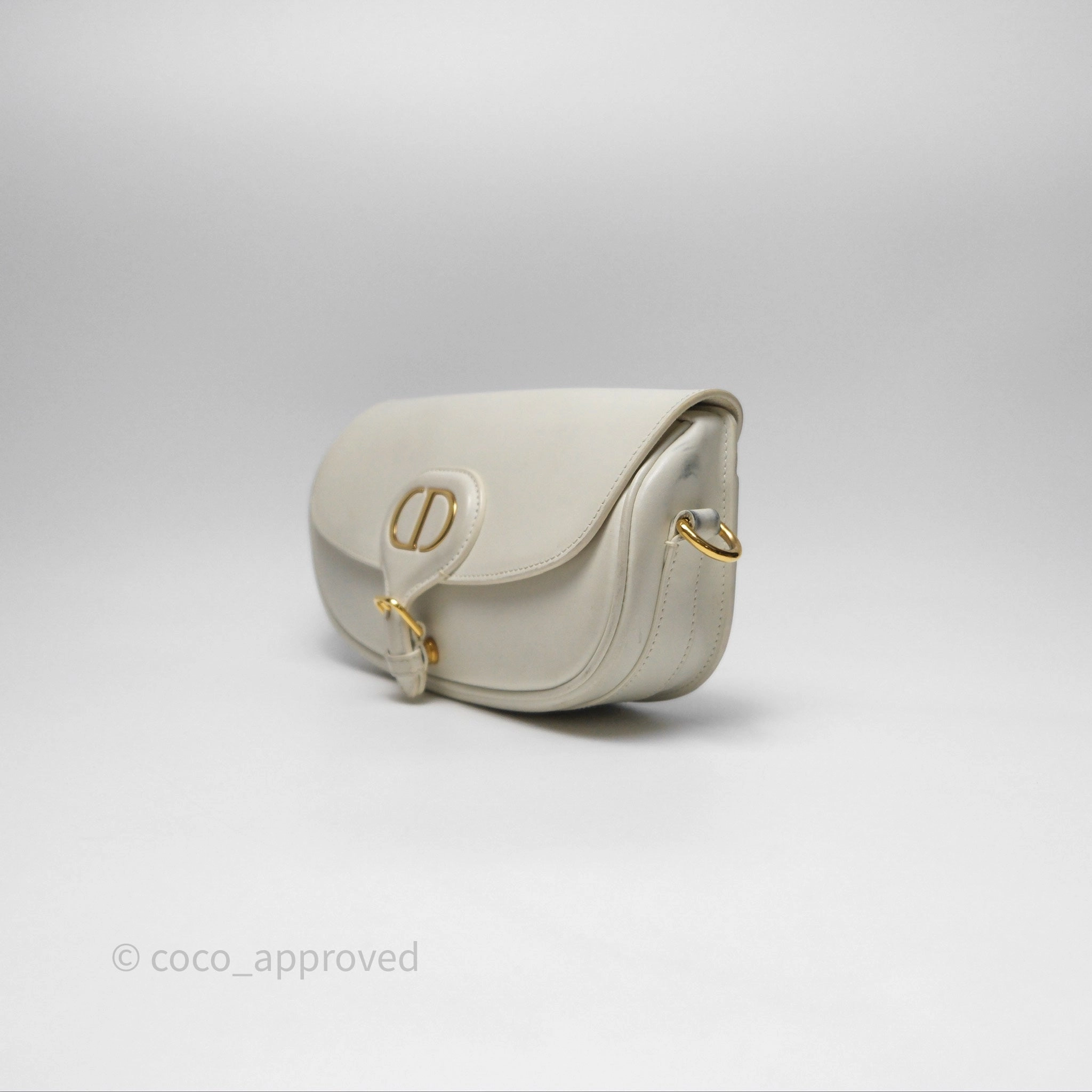 Christian Dior Bobby East-West Bag Calfskin White