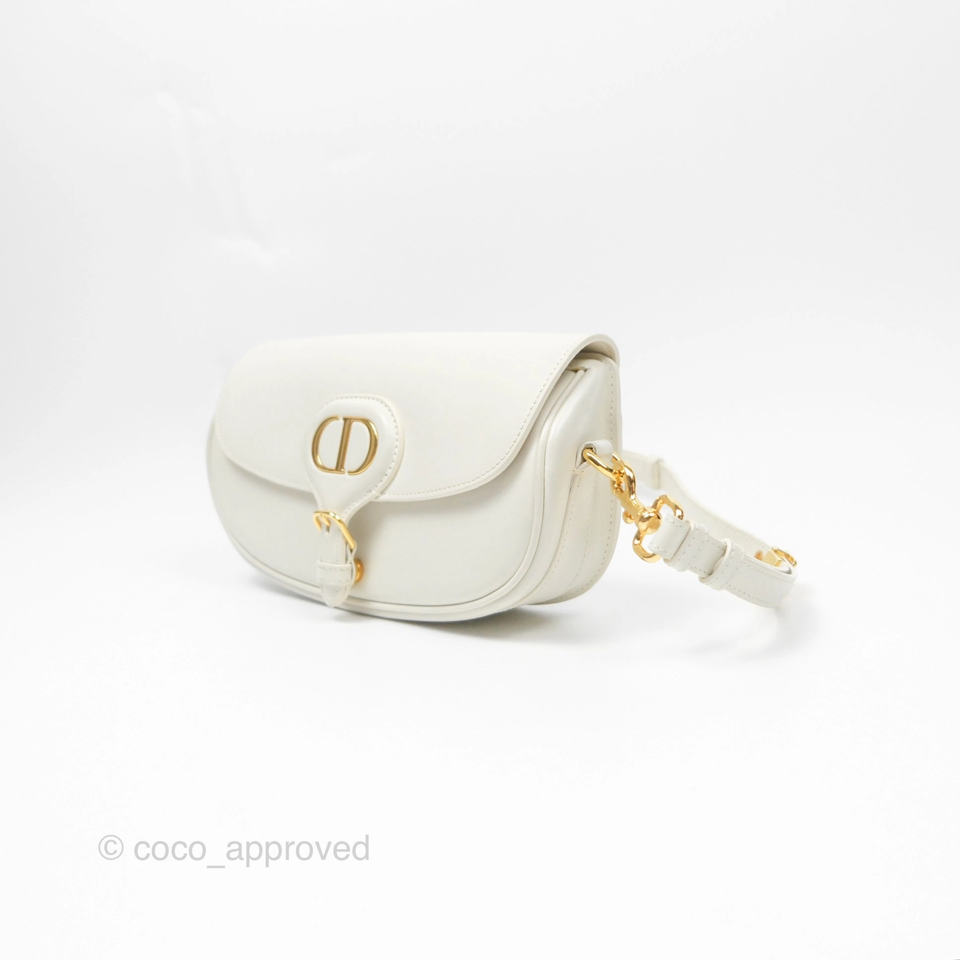Christian Dior Bobby East-West Bag Calfskin White