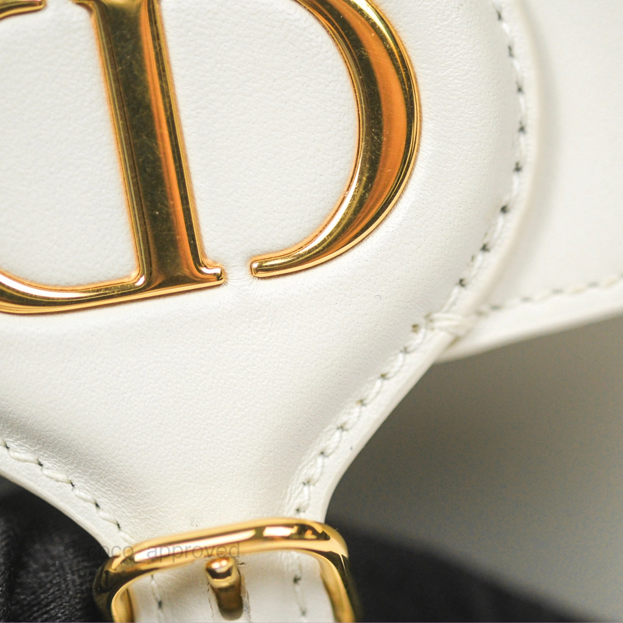 Christian Dior Bobby East-West Bag Calfskin White