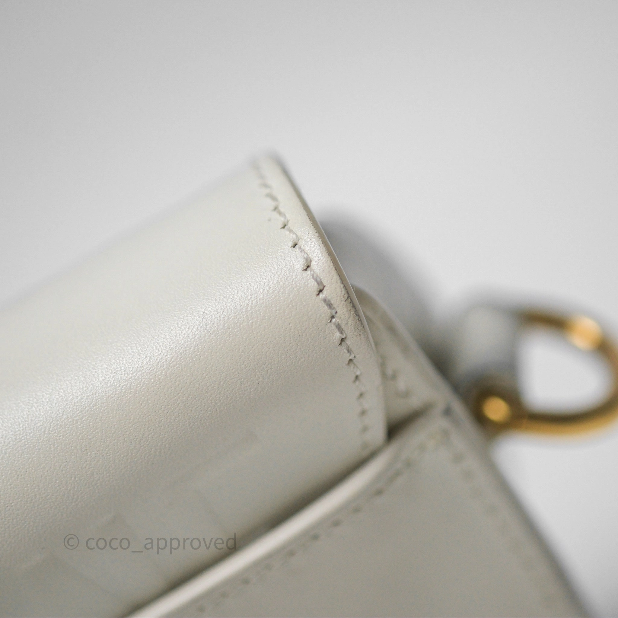 Christian Dior Bobby East-West Bag Calfskin White