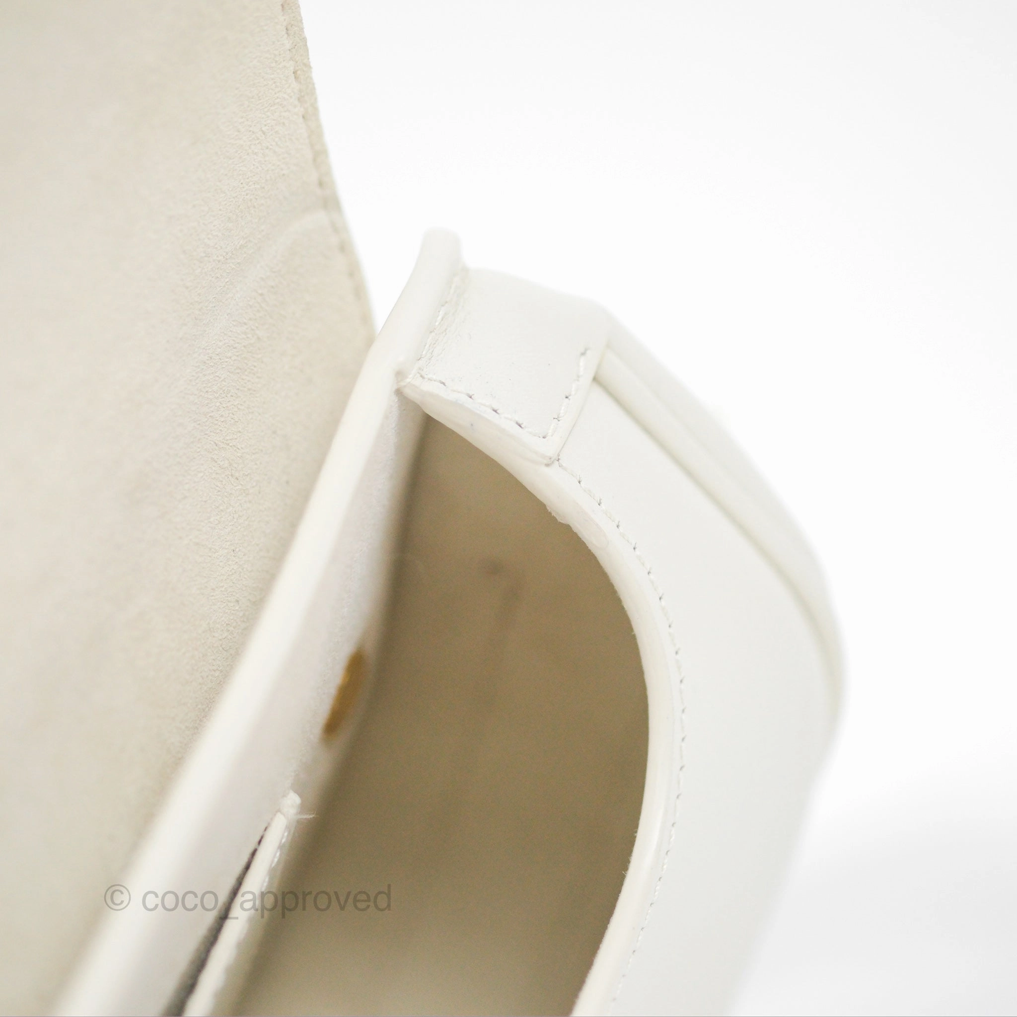 Christian Dior Bobby East-West Bag Calfskin White