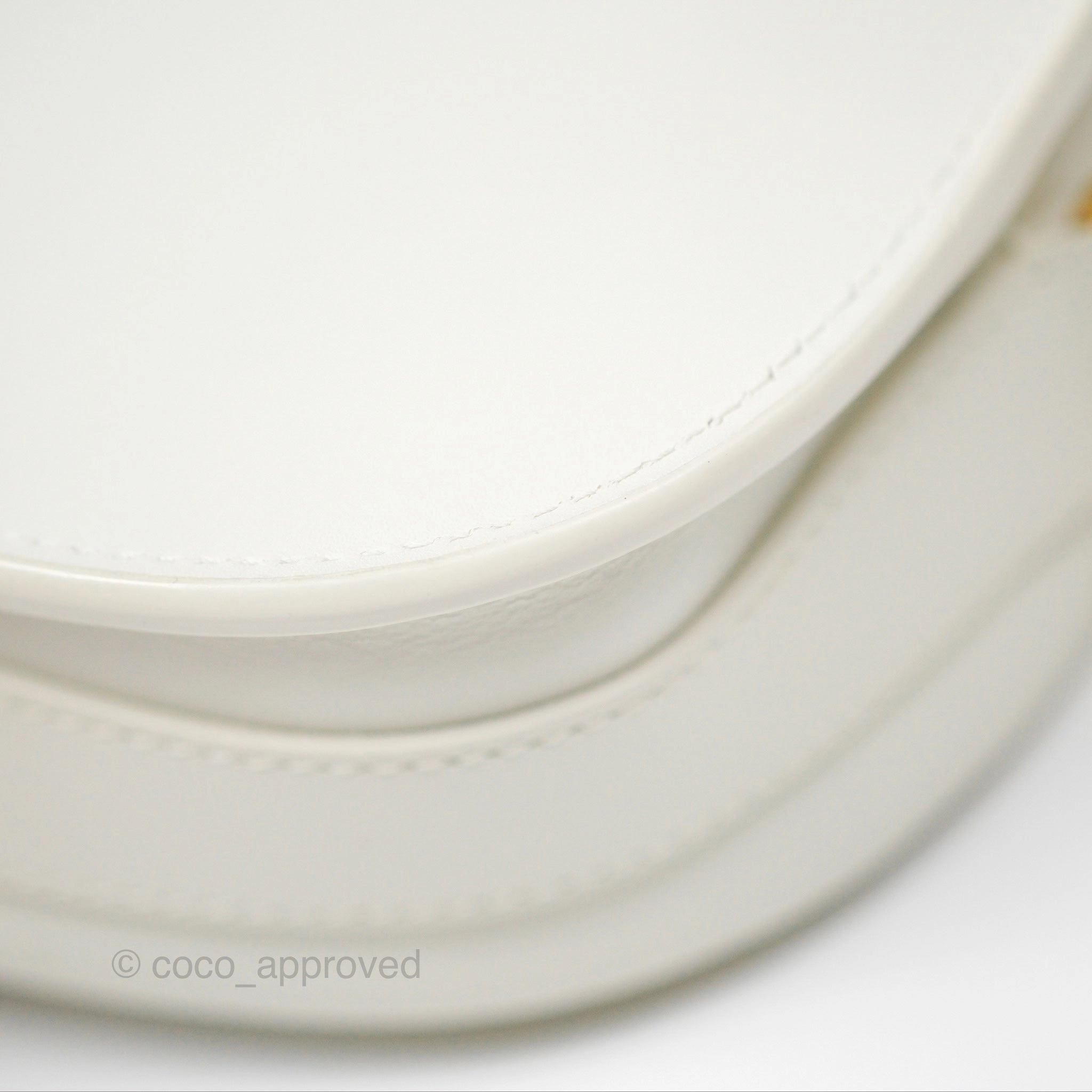 Christian Dior Bobby East-West Bag Calfskin White